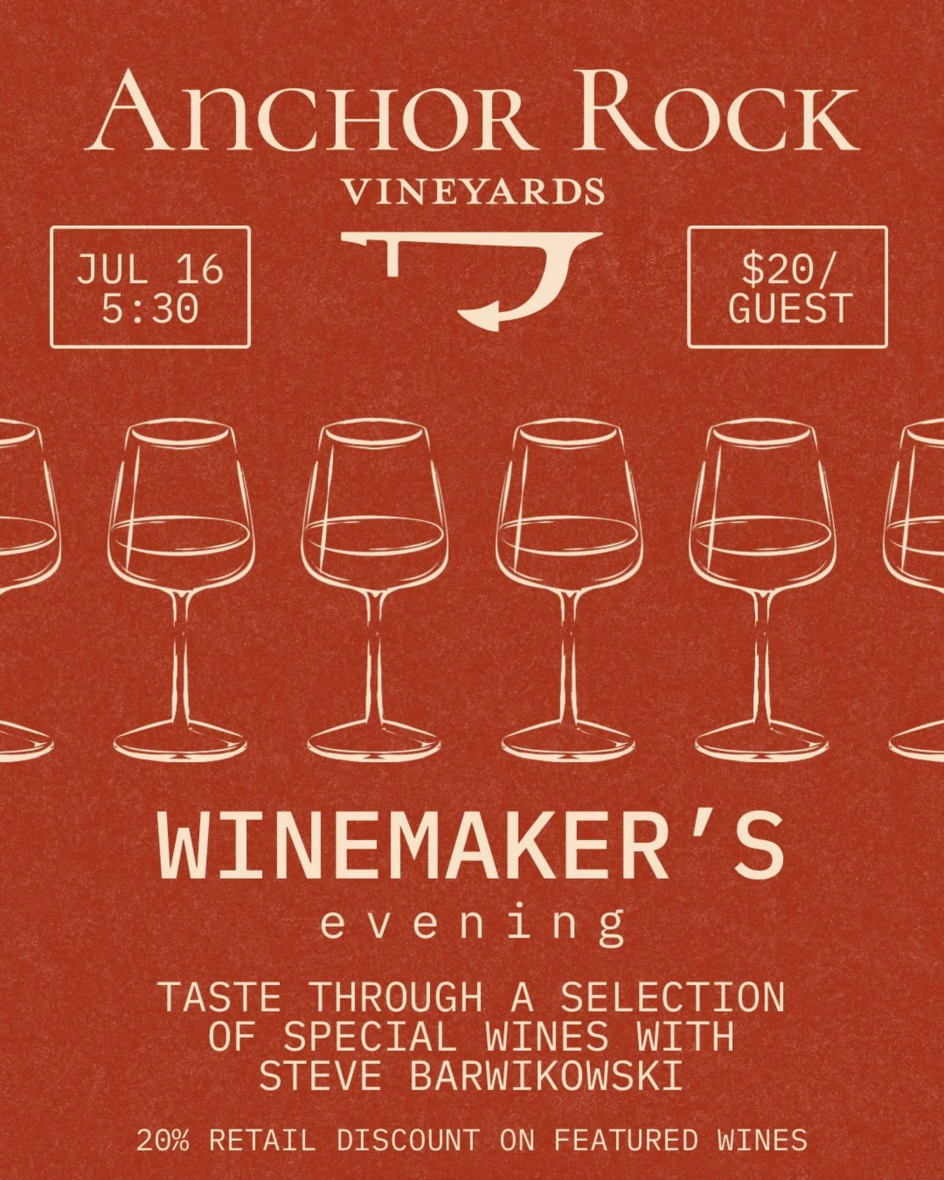You&rsquo;re invited to sample a unique selection of some our favorite wines including wines that have yet to be released or bottled.  Hear our winemaker talk about the history of the vineyard, the harvest, and the process of making these wines speci