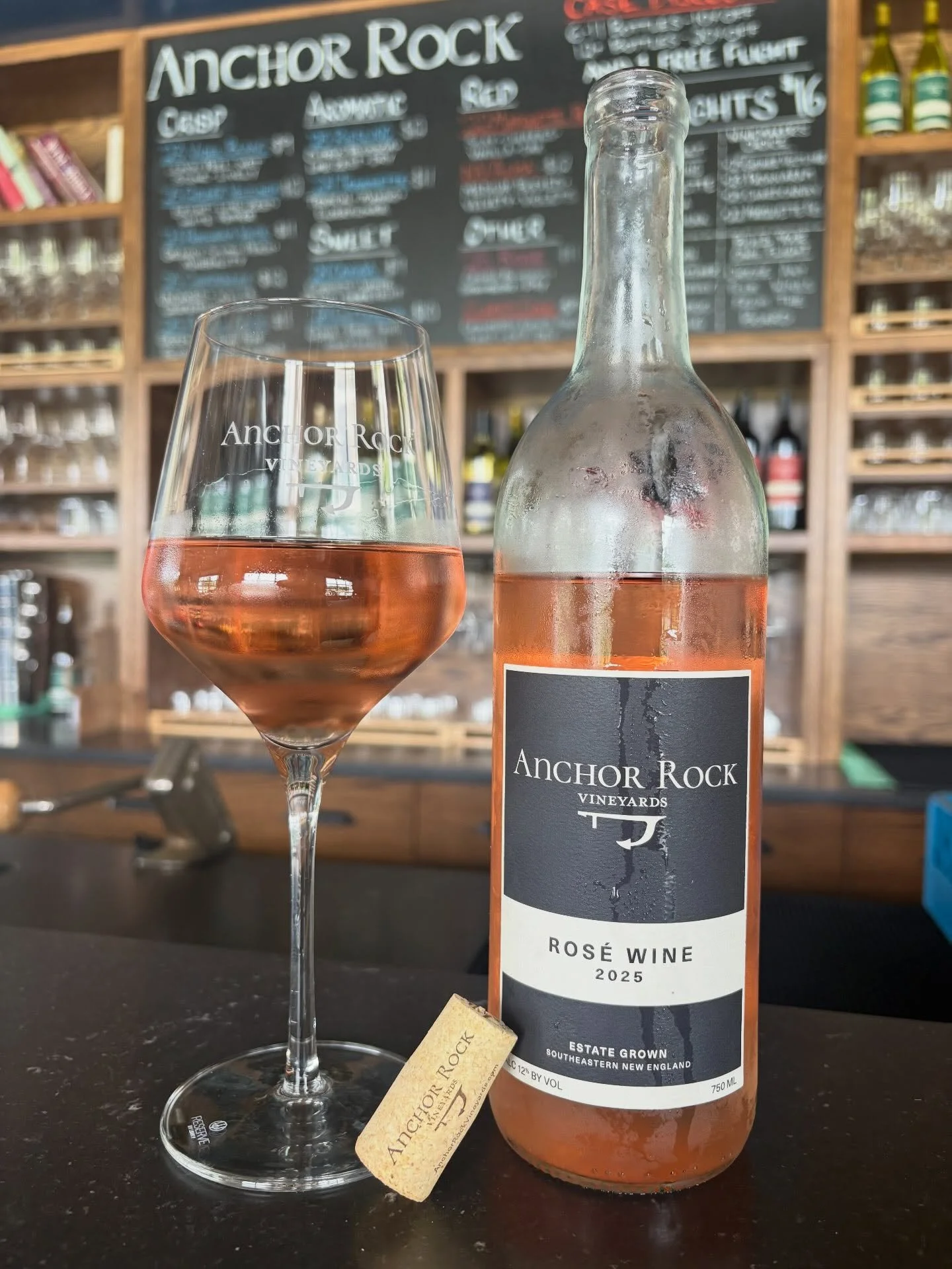 Introducing our 2025 Ros&eacute;!  Salmon in color, our new Ros&eacute; is dry with notes of orange blossom and strawberry.  So far the feedback has been very positive and the &lsquo;25 now has permanent spot in our tasting room.  It&rsquo;s good!