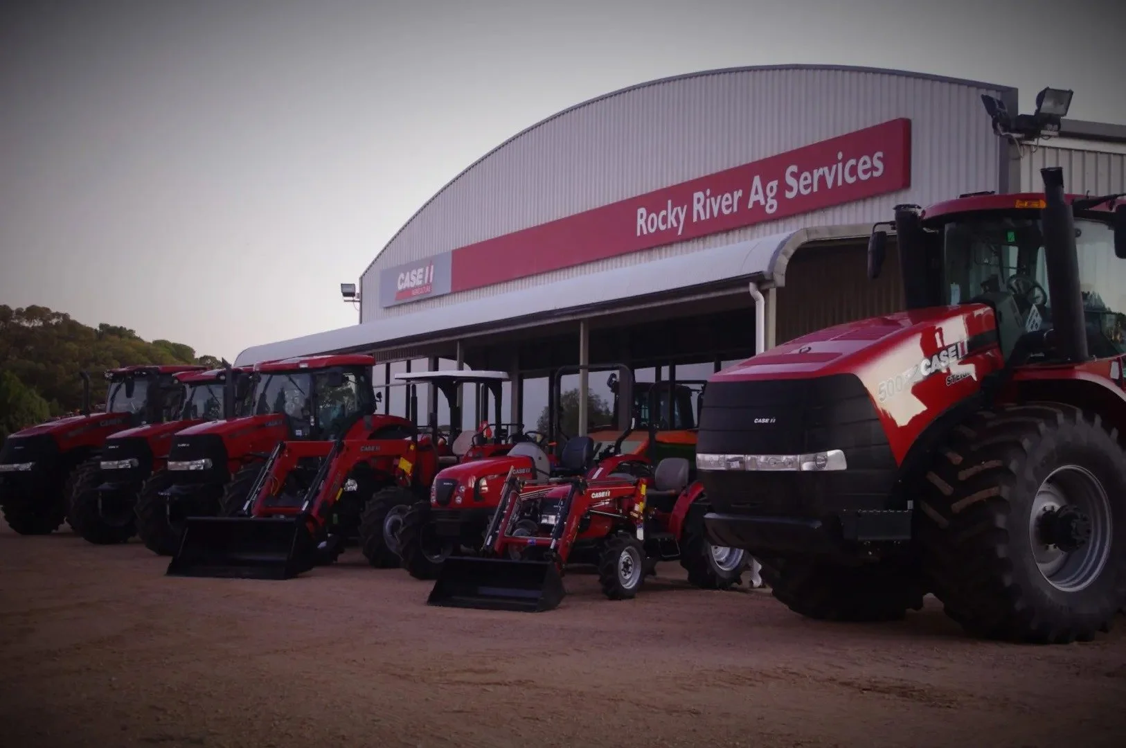 dealership of tractors and machinery