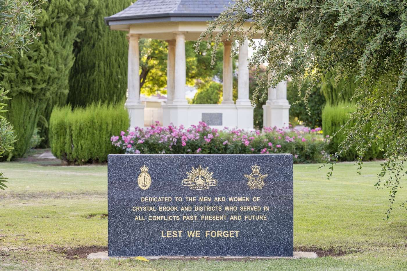 A memorial of the ANZAC soldiers