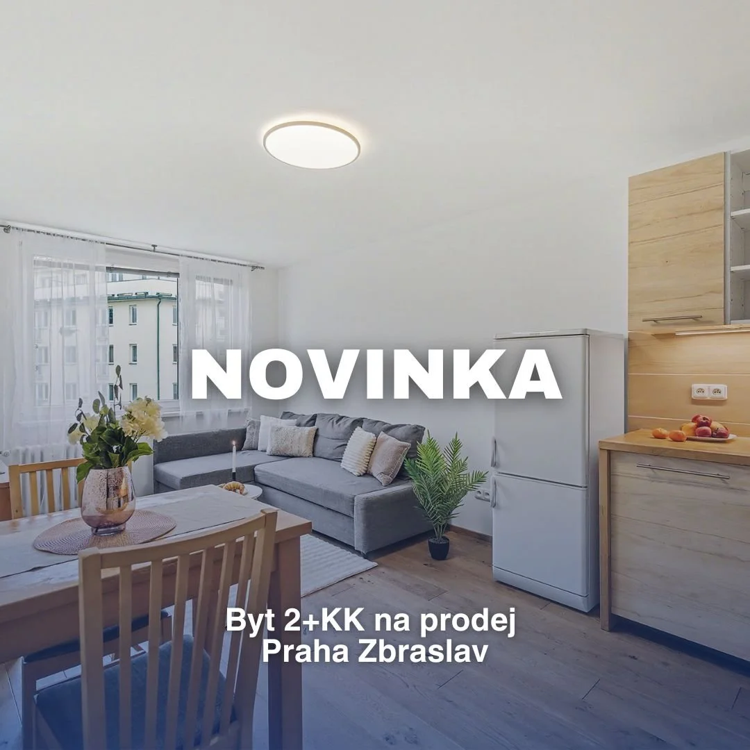 2+KK Zbraslav na prodej 🌳

✔️ Plastov&aacute; okna (jih)
✔️ Zděn&eacute; j&aacute;dro, elektřina v mědi
✔️ Vestavn&eacute; spotřebiče + myčka
✔️ Bezpečnostn&iacute; dveře
✔️ N&iacute;zk&eacute; n&aacute;klady cca 3 800 Kč/měs. + elektřina
✔️ Cena vč
