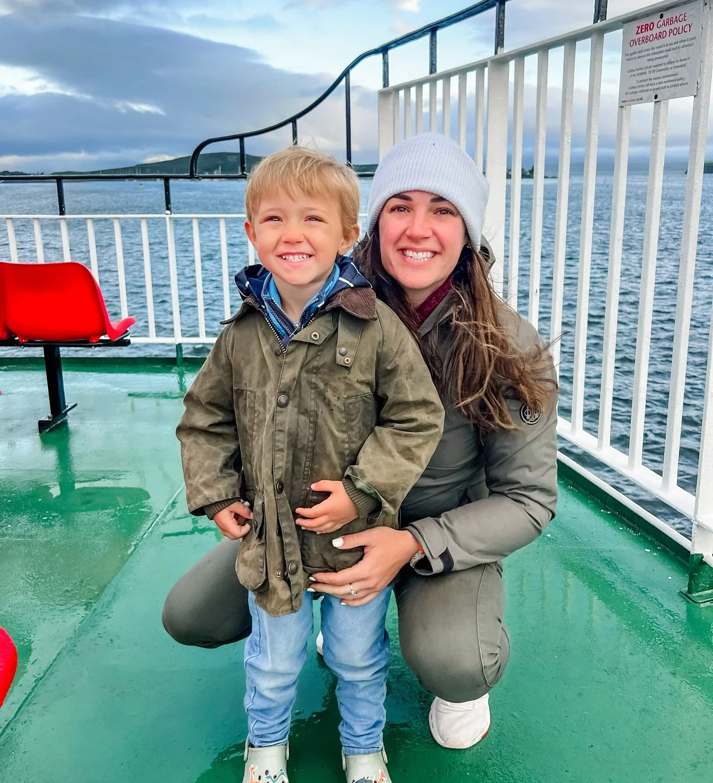 Mummy &amp; Monty adventures commenced. Team Brownlow eta 10am! 

#scotland #tiree #adventure #berettatribe