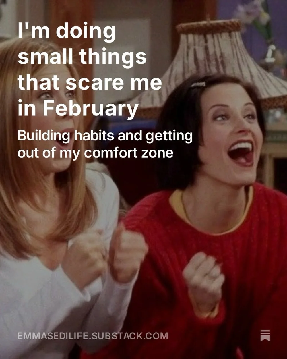 February is the month I get my spark back 🌀

New substack article in your inboxes now (or in my writing highlight) 💌

#substack #writer #comfortzone