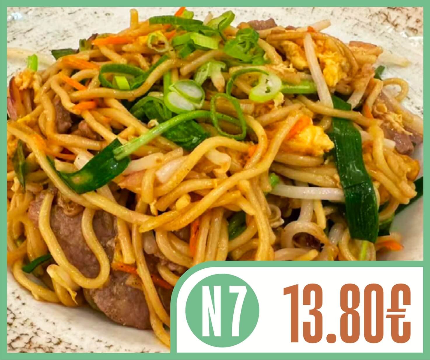 Nouilles sautées boeuf