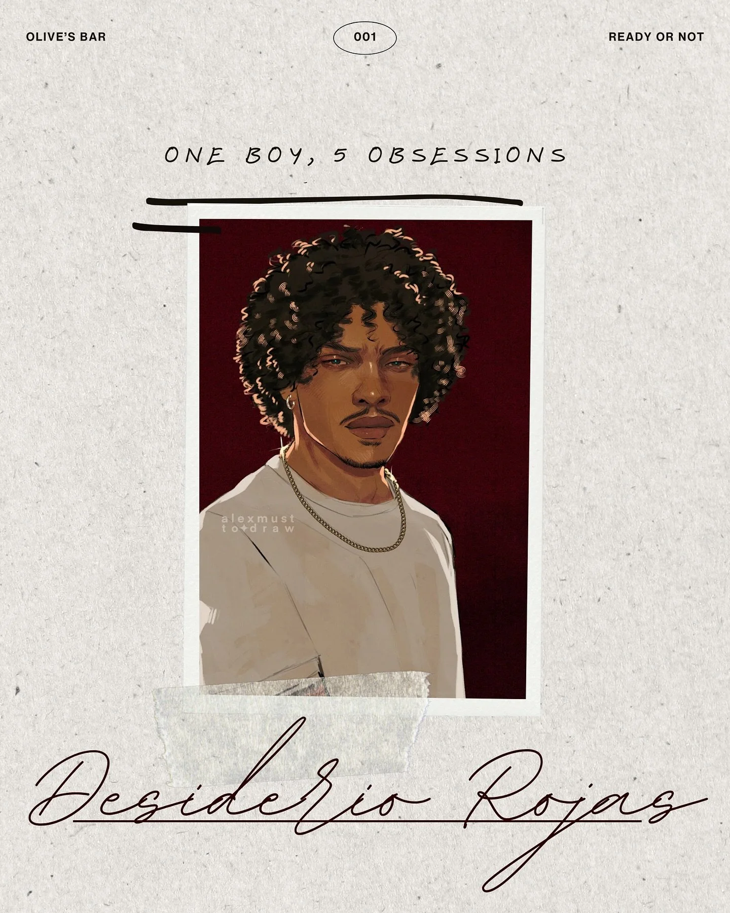 Sometimes? 
The best way to know a man is through his obsessions.
So learn Desi&rsquo;s, my MMC from my book Ready or Not. 

I promise you that you&rsquo;ll fall in love with him! 

&mdash;&mdash;
Ready or Not: A Slow Burn Romance by Olive Winter is 