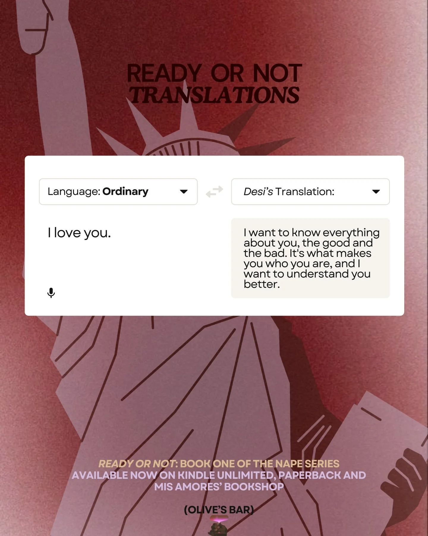 It&rsquo;s nice to hear a man say &ldquo;I love you&rdquo;&hellip; but it&rsquo;s also nice for a man to want to know every single thing about you so that they can understand you better. 

A heartbroken woman. A man who&rsquo;s done playing it safe.
