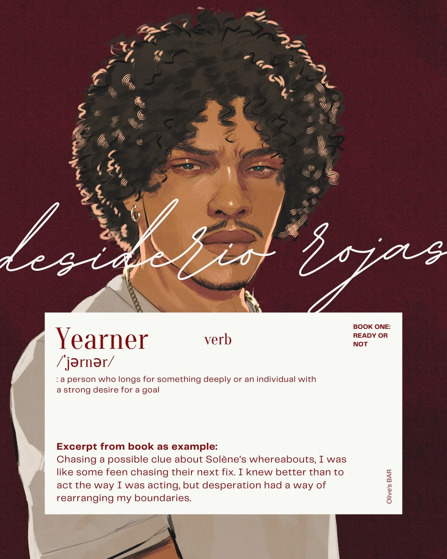 Did you know that when you looked up &ldquo;yearn&rdquo; in the dictionary&hellip; Desi my MMC showed up? 

Ready or Not: A Slow Burn Romance by Olive Winter is now available on Kindle Unlimited and Paperback. Signed copies are available with @daylit