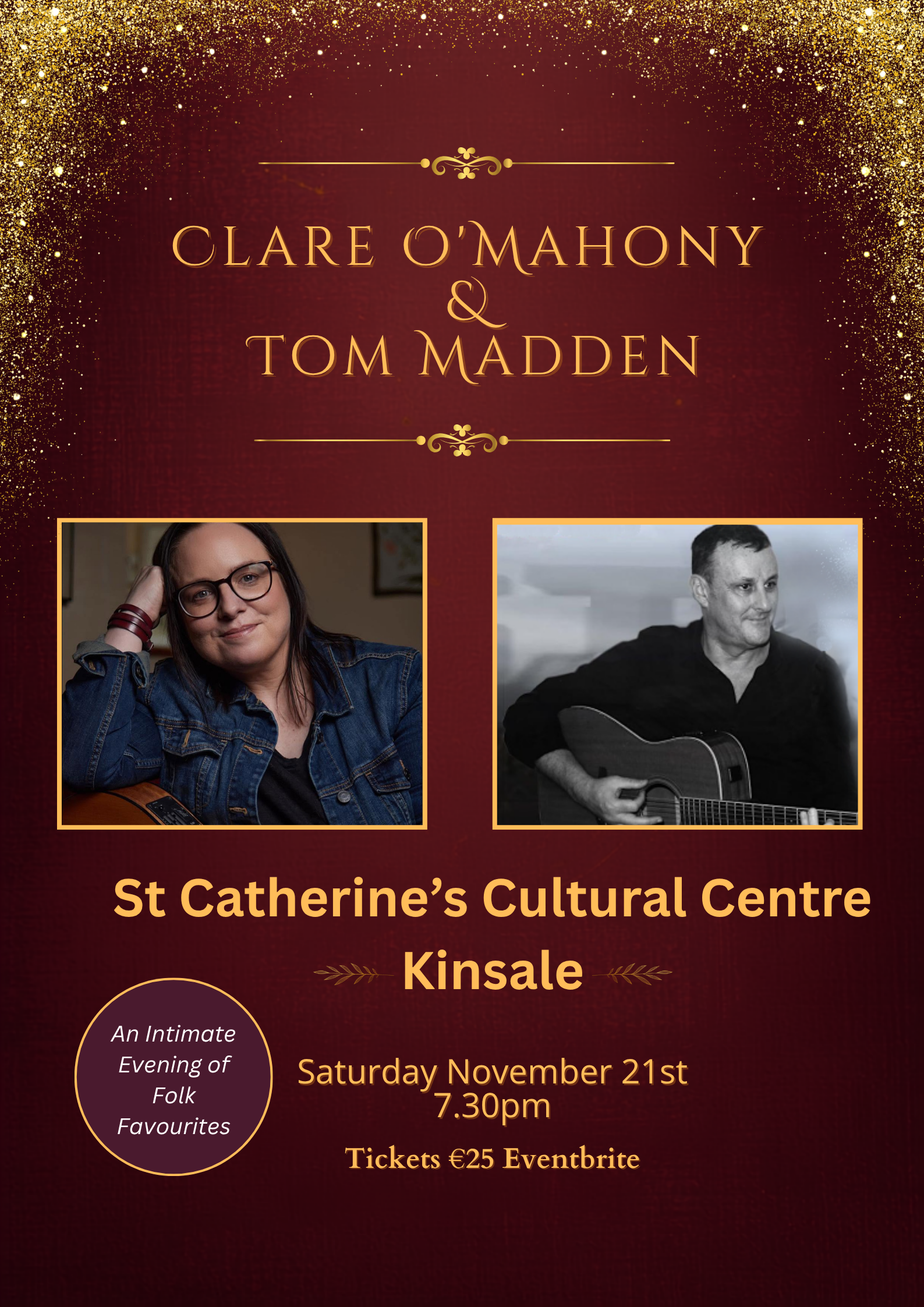 Clare O’Mahony and Tom Madden