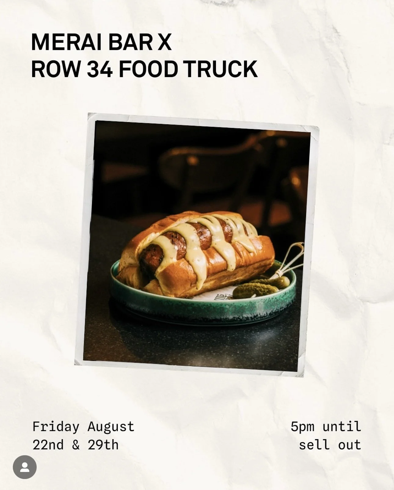 MERAI BAR x ROW 34 FOOD TRUCK