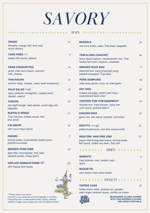 MENU | Explore Our Menu Today — Merai Bar