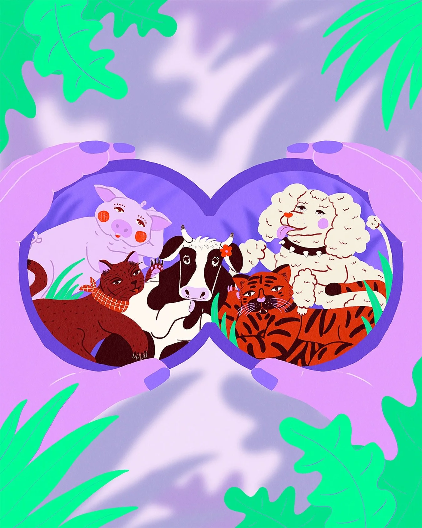 Illustration pour l&rsquo;article du @clubsexu sorti en ao&ucirc;t dernier intitul&eacute; &laquo; Sale chienne &raquo; et &laquo; grosse vache &raquo; : le sexisme derri&egrave;re l&rsquo;insulte. 

Cet article &eacute;crit par @clochapelle traite d