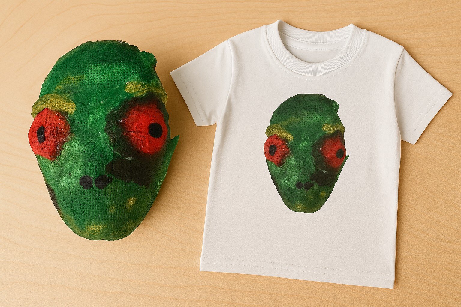 Art project turned into a Youth T-Shirt