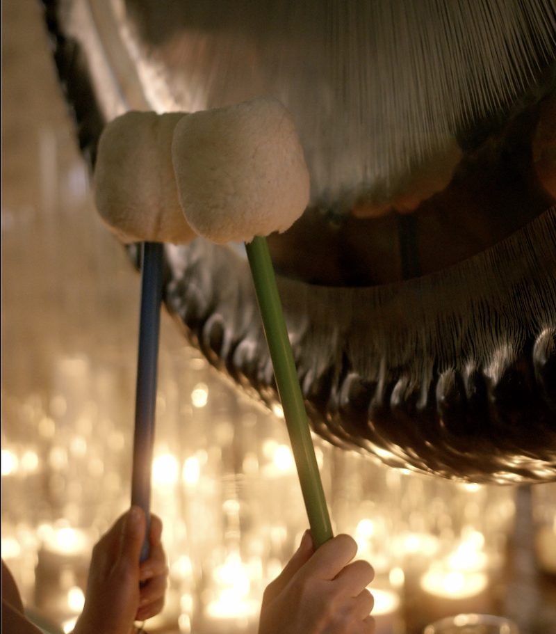 restorative gong yoga · sound and stillness circle