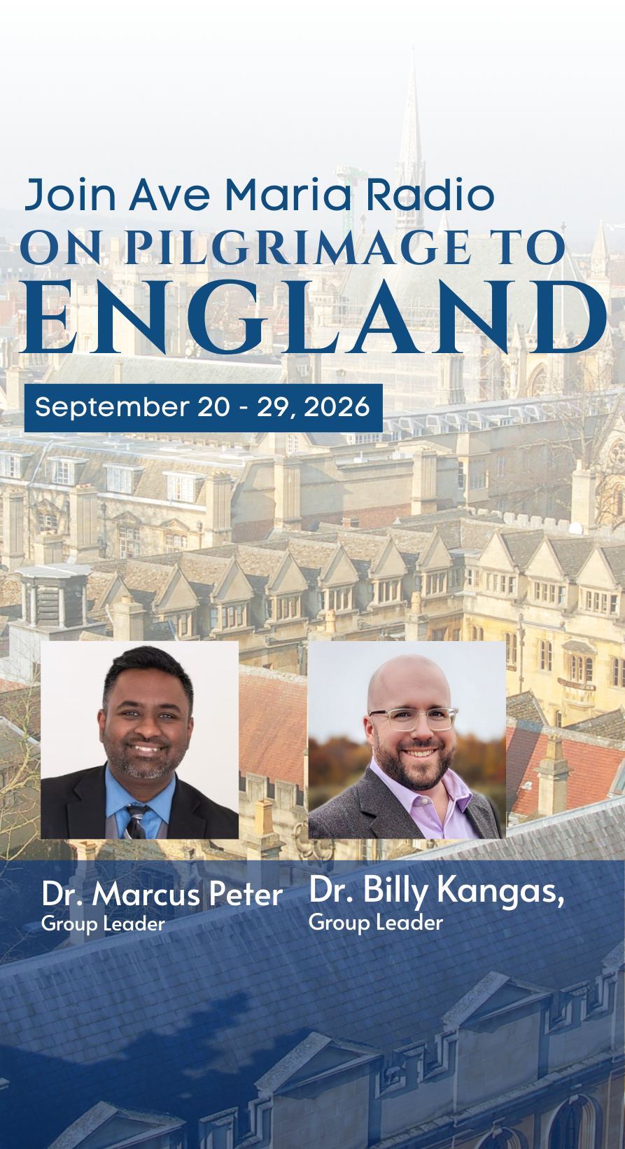 Pilgrimage to England