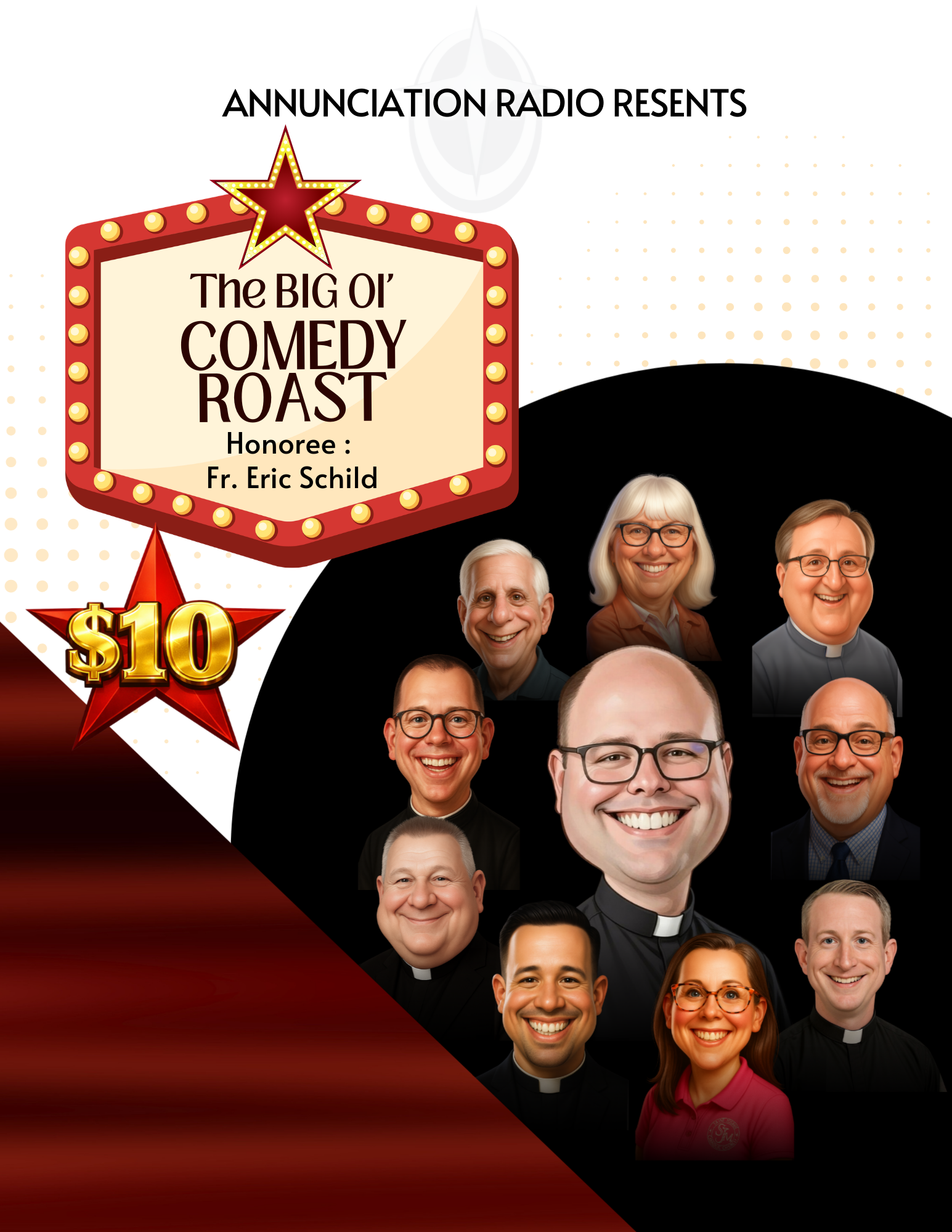 The Big Ol’ Comedy Roast (& Toast) of Fr. Eric Schild!