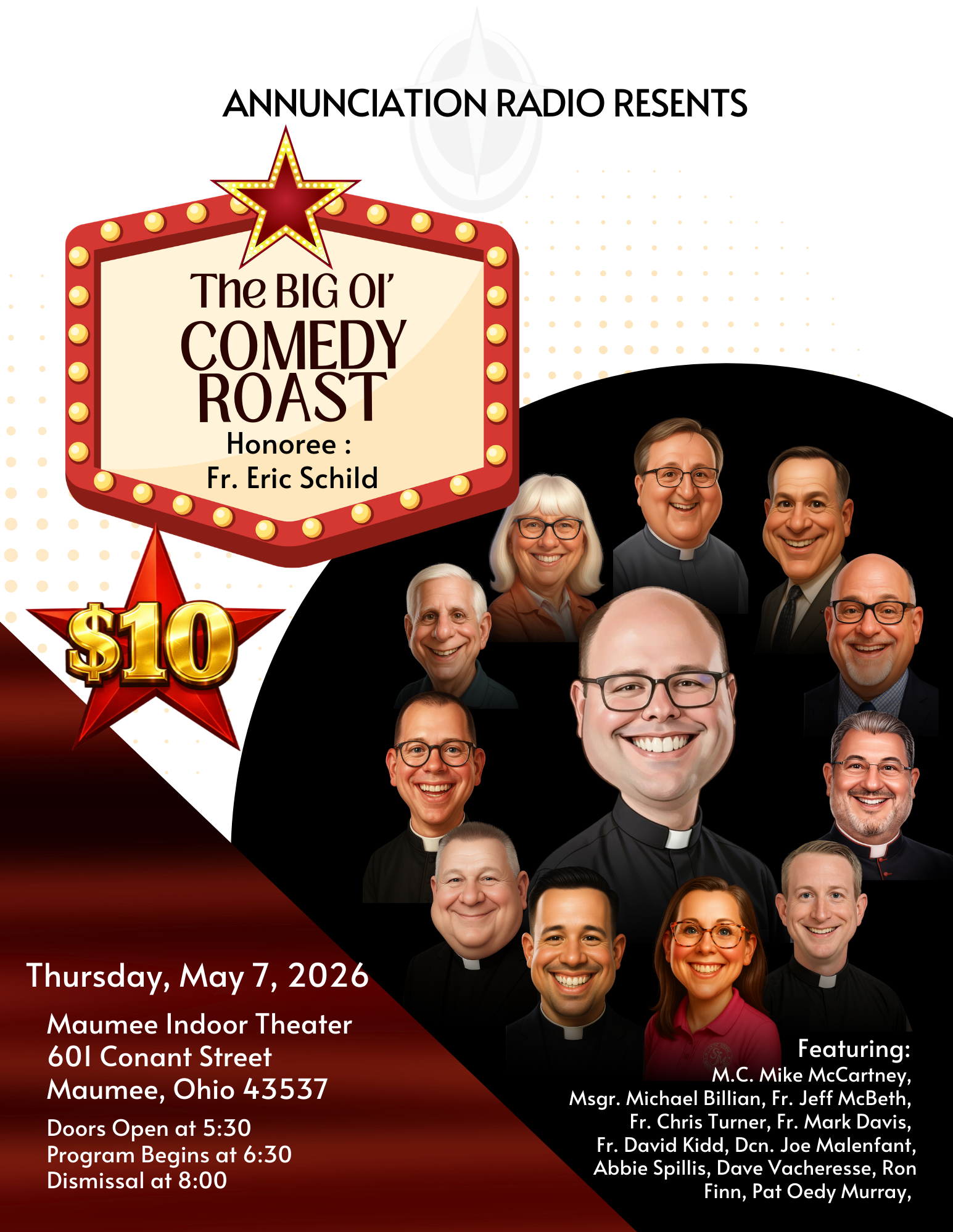 The Big Ol’ Comedy Roast (& Toast) of Fr. Eric Schild!