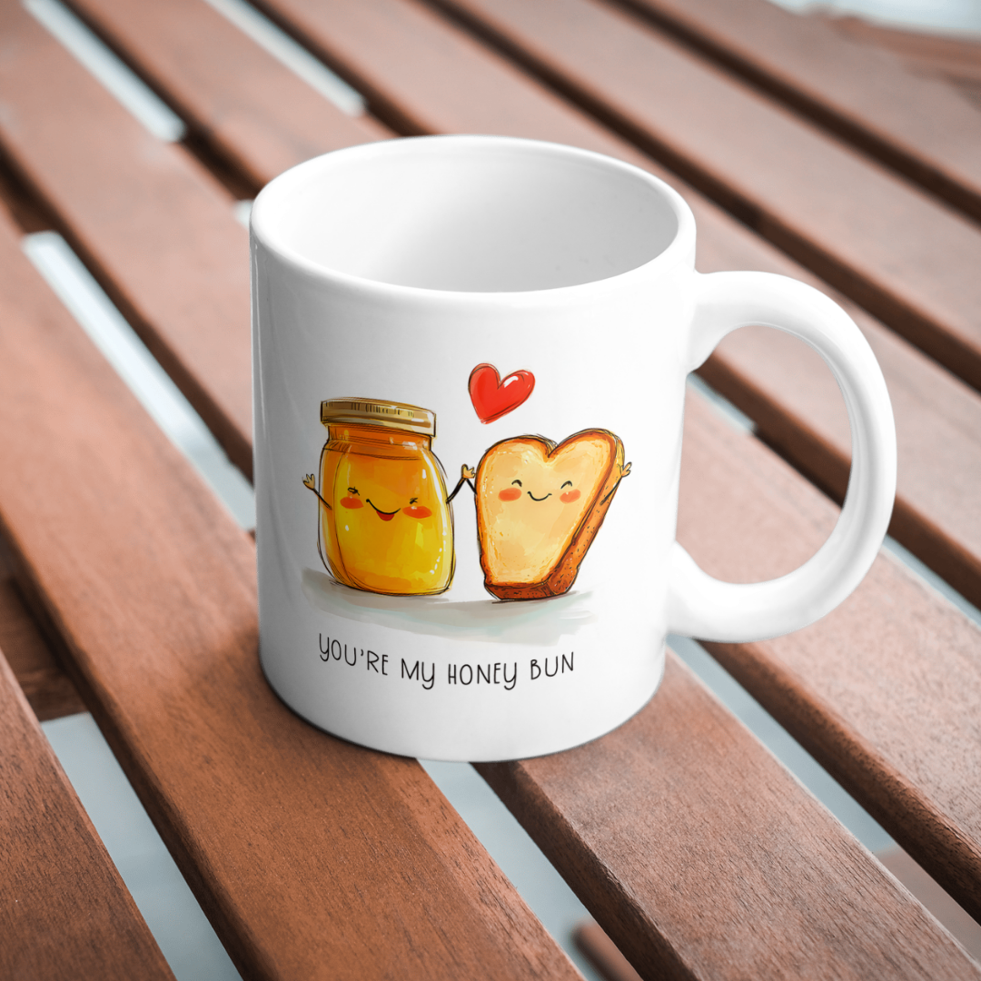 'You're my Honey Bun' Avocado Printed Mug