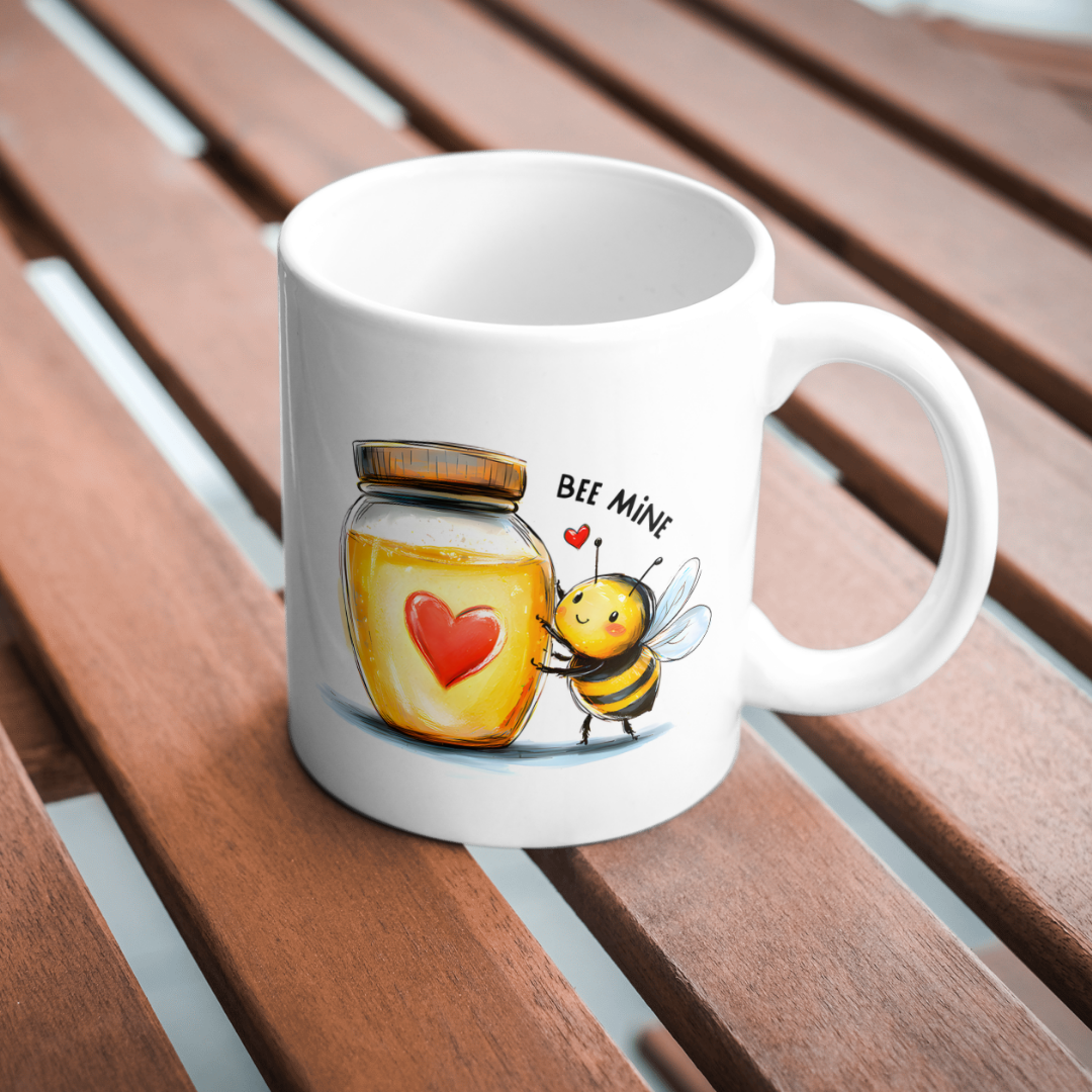 'Bee Mine' Printed Mug