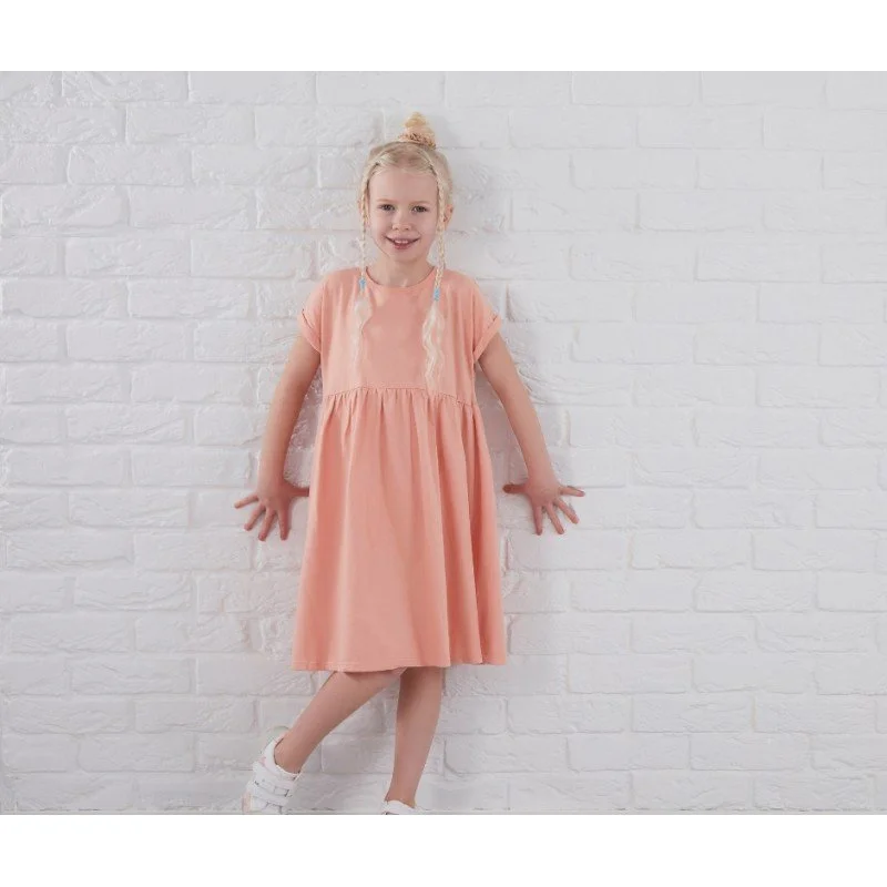 Dusty Pink Cotton Dress - 1 x 5/6 & 1 x 7/8