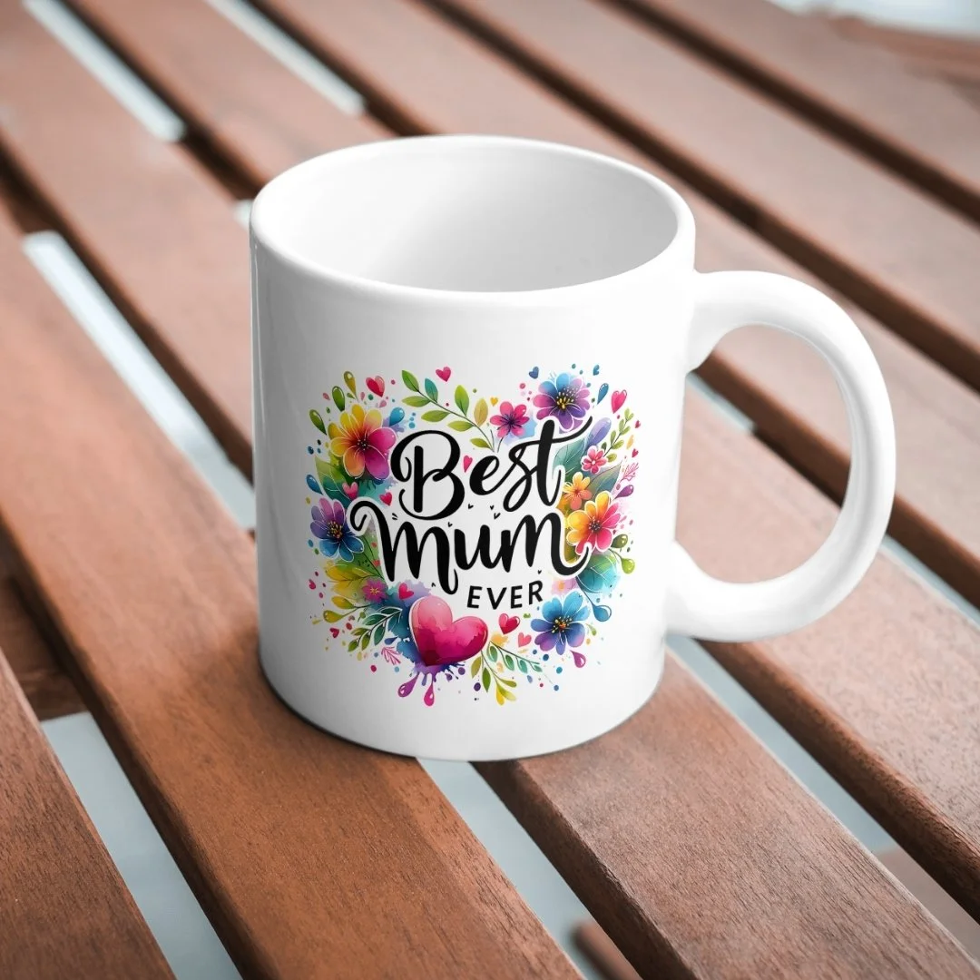 Mother's Day "Best Mum EVER" Printed Mug