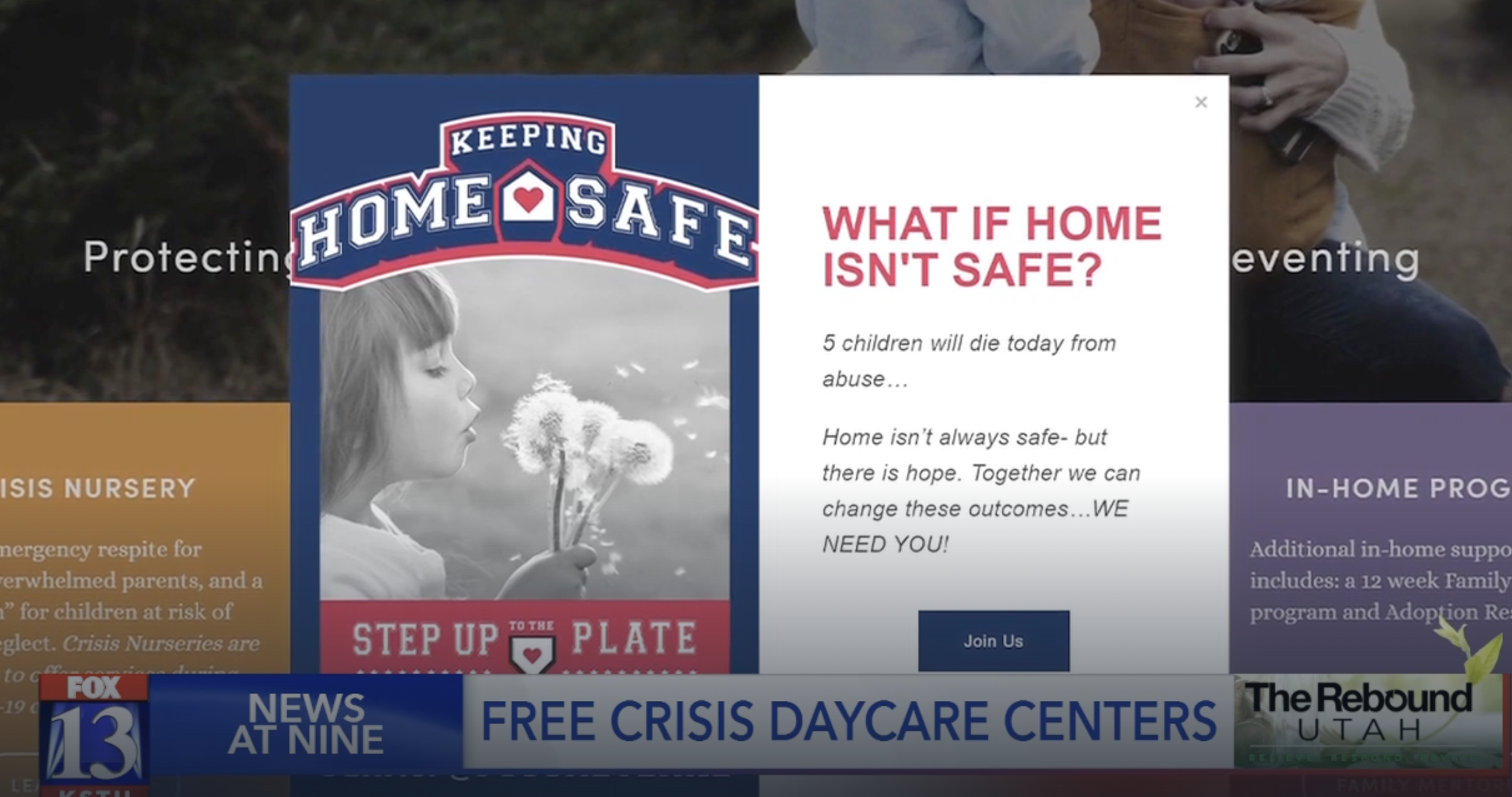 The Rebound: Emergency child care available to parents