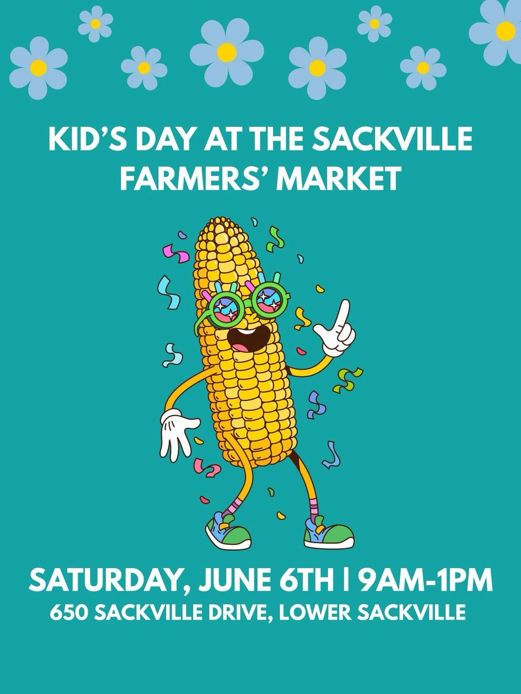 SATURDAY JUNE 6TH &rarr; KID&rsquo;S DAY AT THE SACKVILLE FARMERS&rsquo; MARKET! 👶🌱🌈🍓🛝

Enjoy free kids crafts with Sandy, take a stroll around Acadia Park, and enjoy the large playground on site! 

Shop from a wide variety of local vendors sell