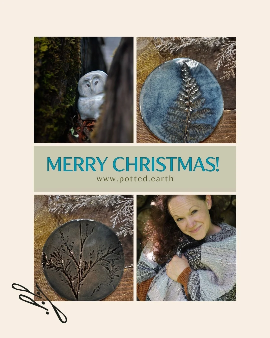 From my studio to you: wishing you a slow and joyful Christmas 🌿

May your heart be full, your cup warm, and your table surrounded by love.

Thank you for supporting handmade art this season. It means more than you know.  See you in 2026!