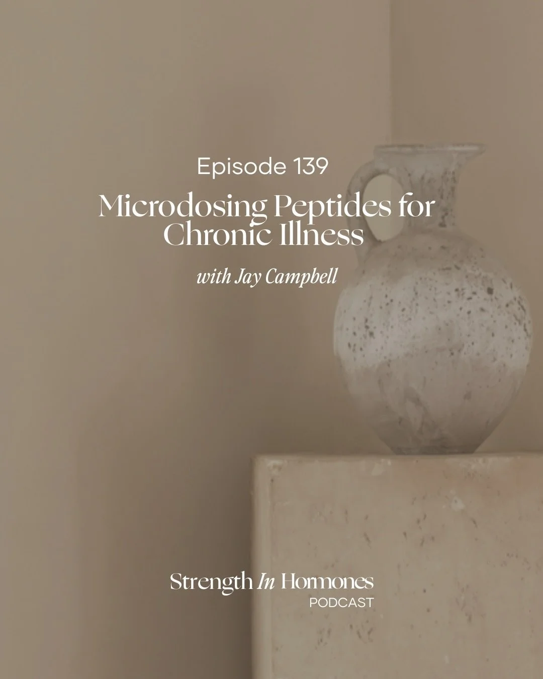 Episode 139 is live 🎙️

Microdosing Peptides for Chronic Illness with Jay Calpbell

Peptides are having a moment, but most of the conversation is missing context.

In this episode, we break down:
&bull; What peptides actually are and how they work i