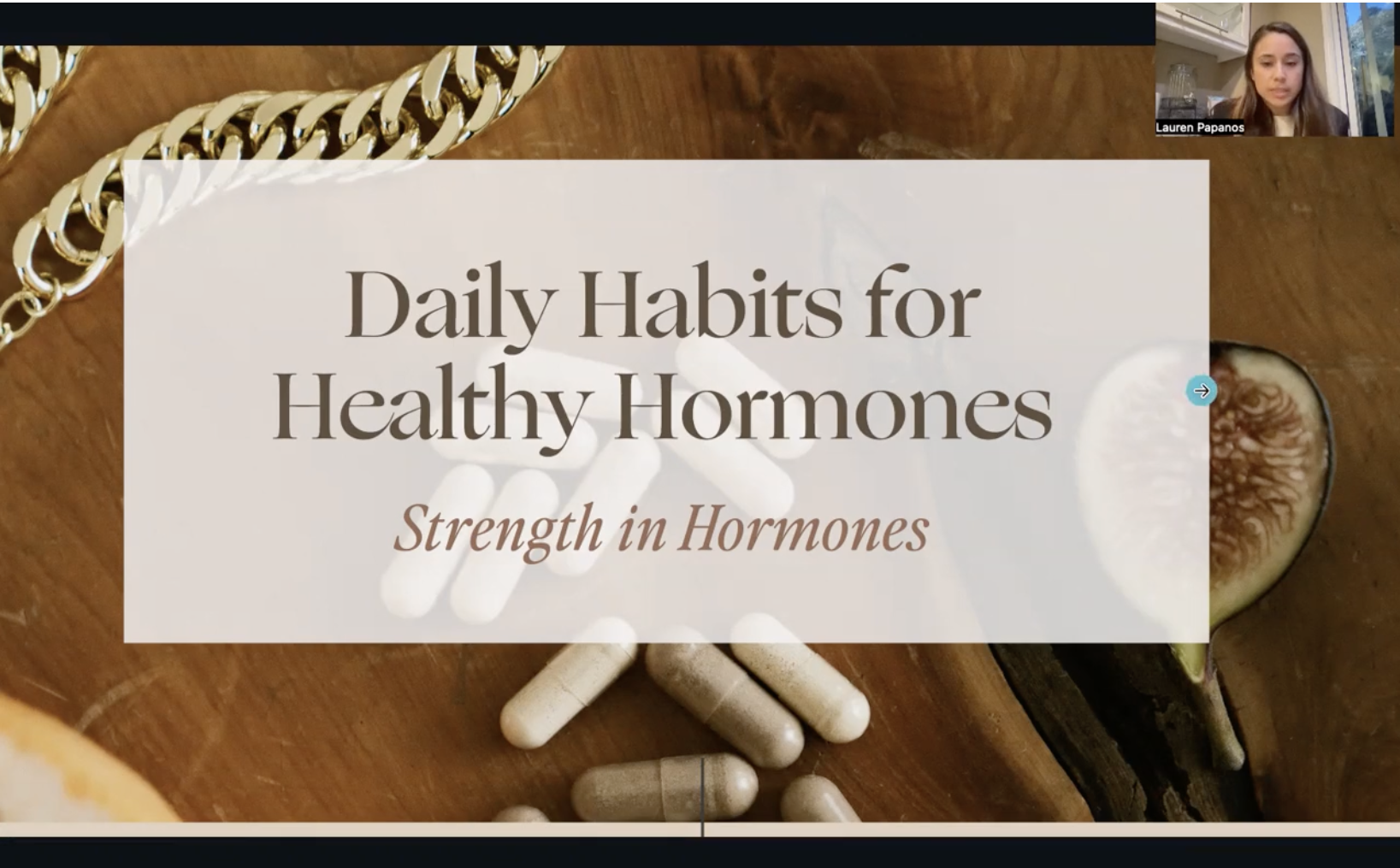 Daily Habits for Healthy Hormones Training