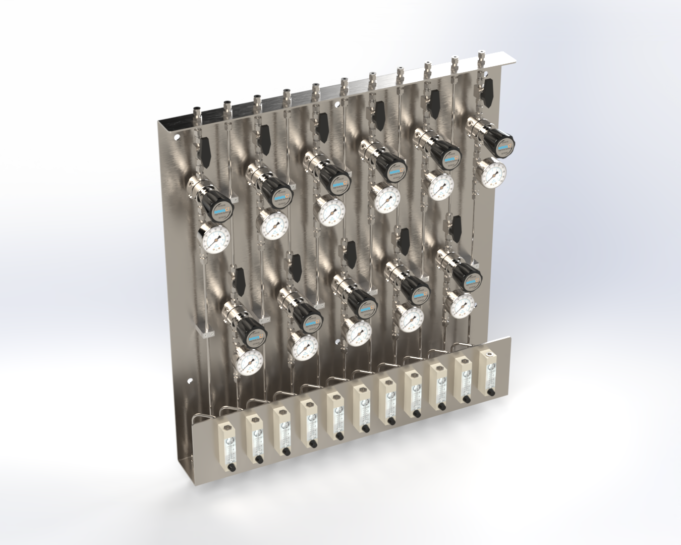 Regulated Flow Meter Panel