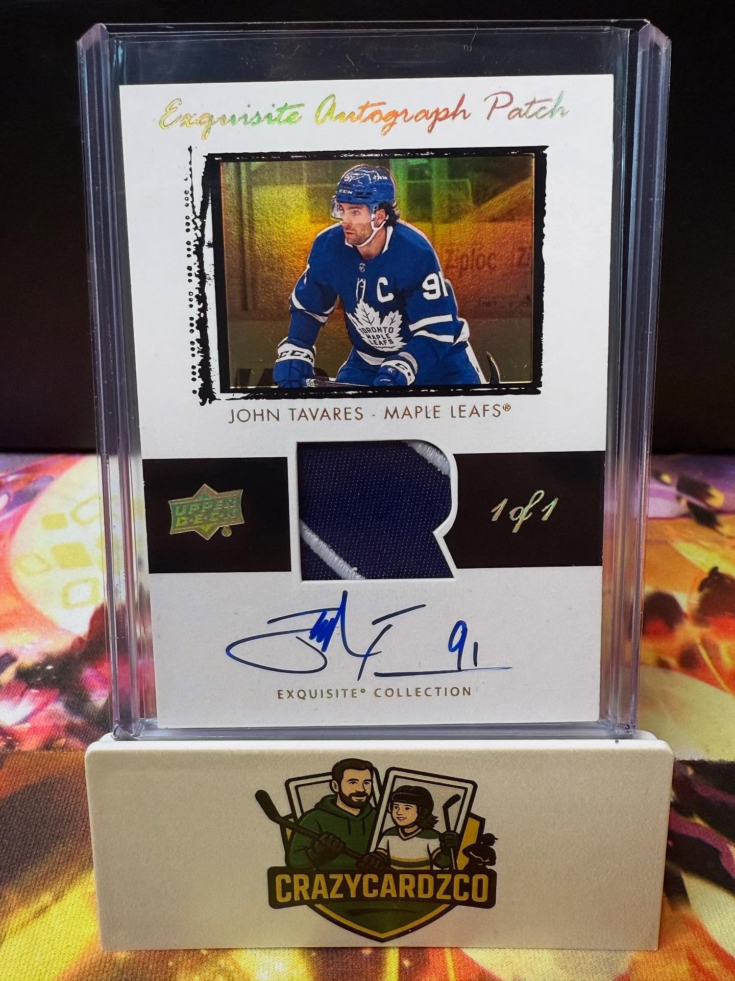 JOHN TAVARES 1/1 🔥
One of the biggest pulls of the night &mdash; congrats to @1of1sportscardcollector on the monster hit! 💣
#OneOfOne #JohnTavares #TheCup #CrazyCardzCo #HockeyHits #RPA #UpperDeck #WhatnotBreaks #CardChasers
