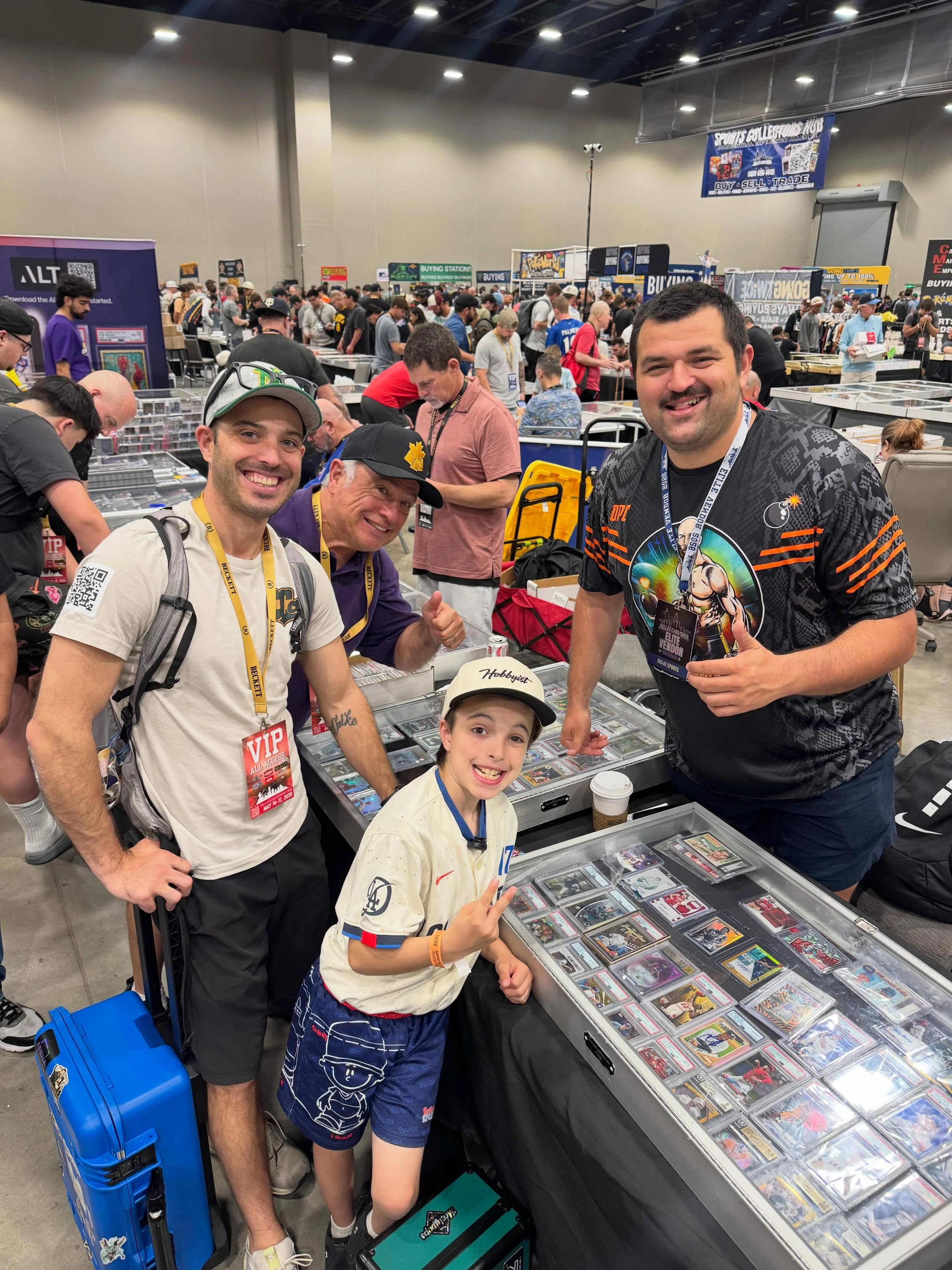 Dallas was special ❤️

The hobby speaks for itself. Watching Brody make trades, meeting more amazing people, catching up with friends, and seeing how much this community keeps growing was the best part of the trip. The cards are cool&hellip; but the 