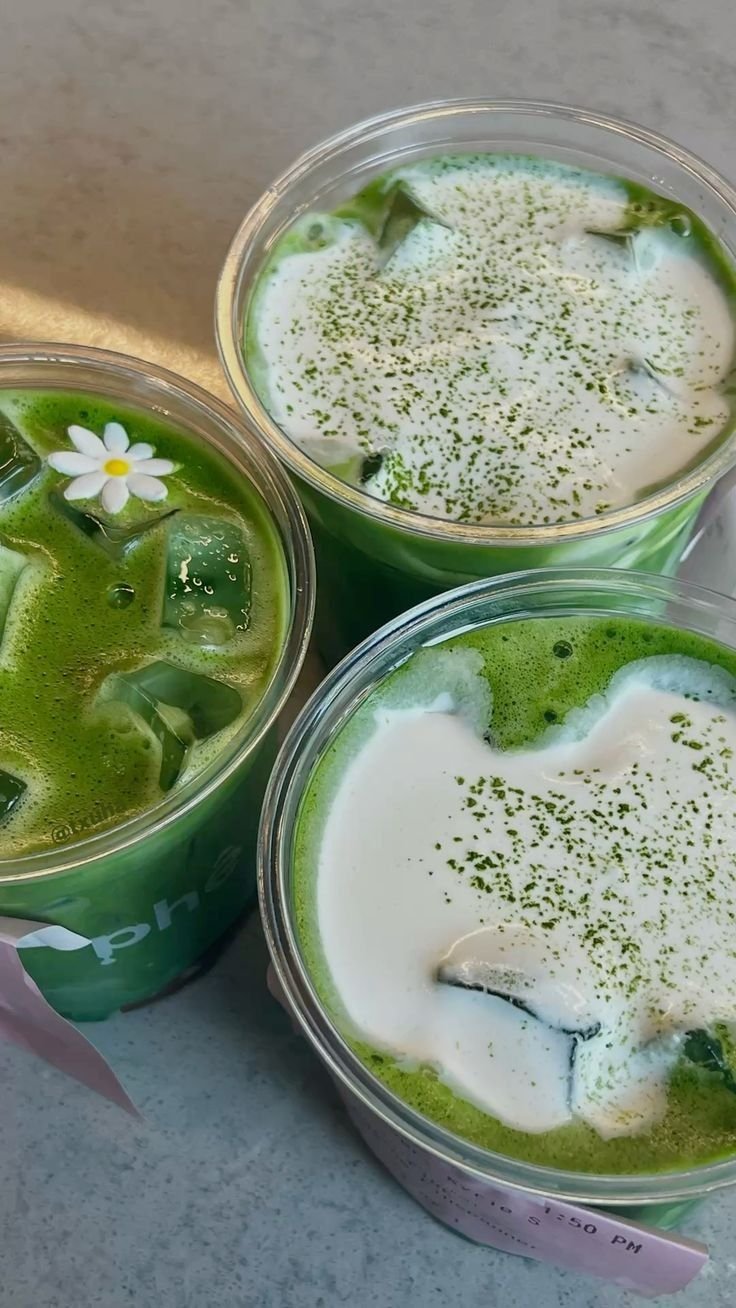 Matcha with Double Cream 