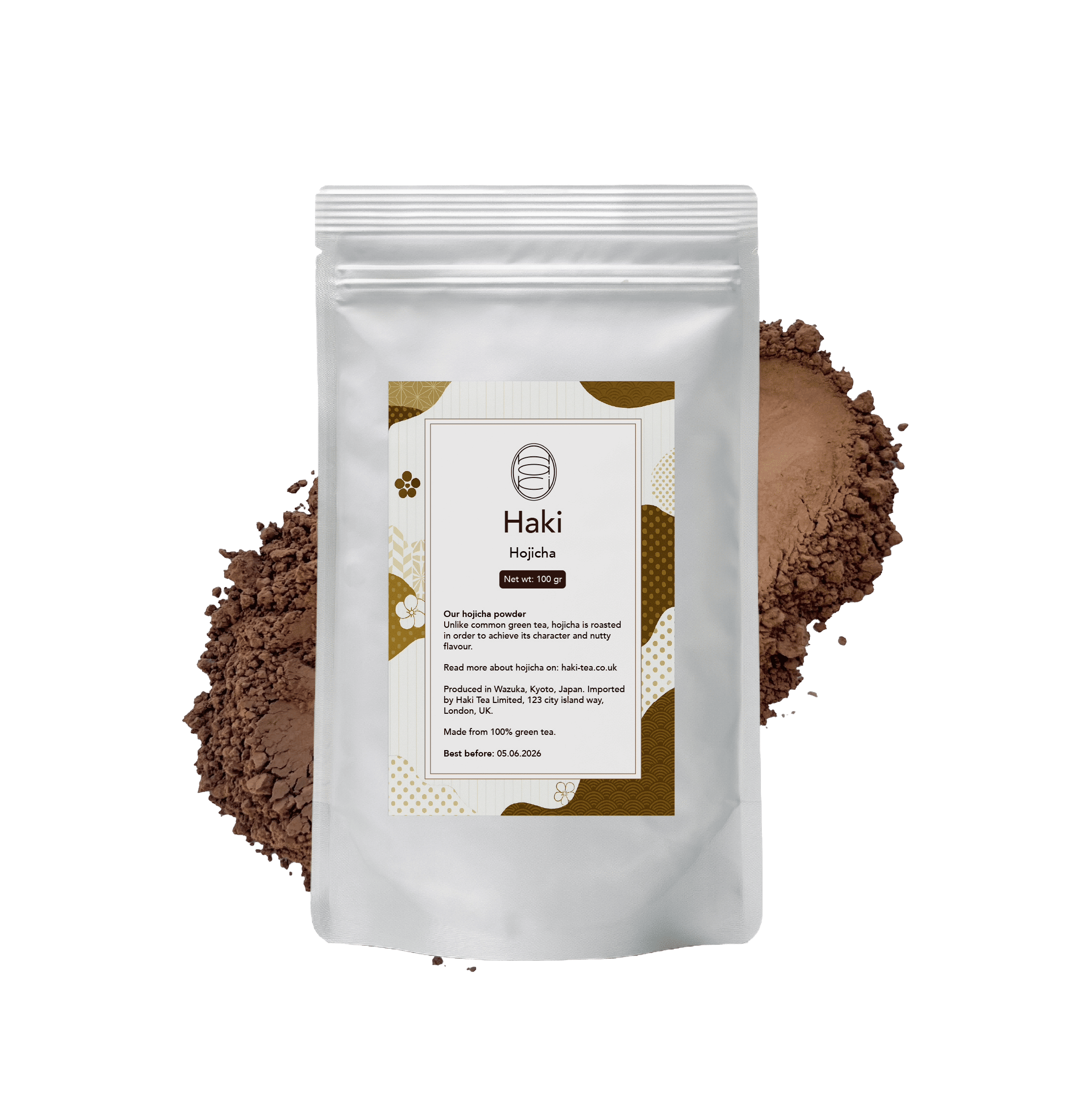 hojicha powder 100 gr.