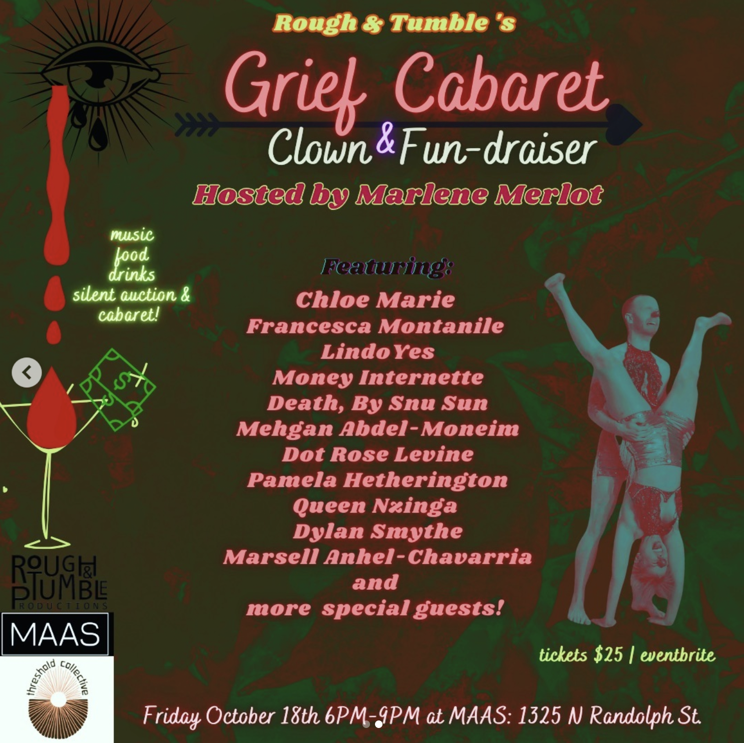 Rough & Tumble's Grief Cabaret 2024
