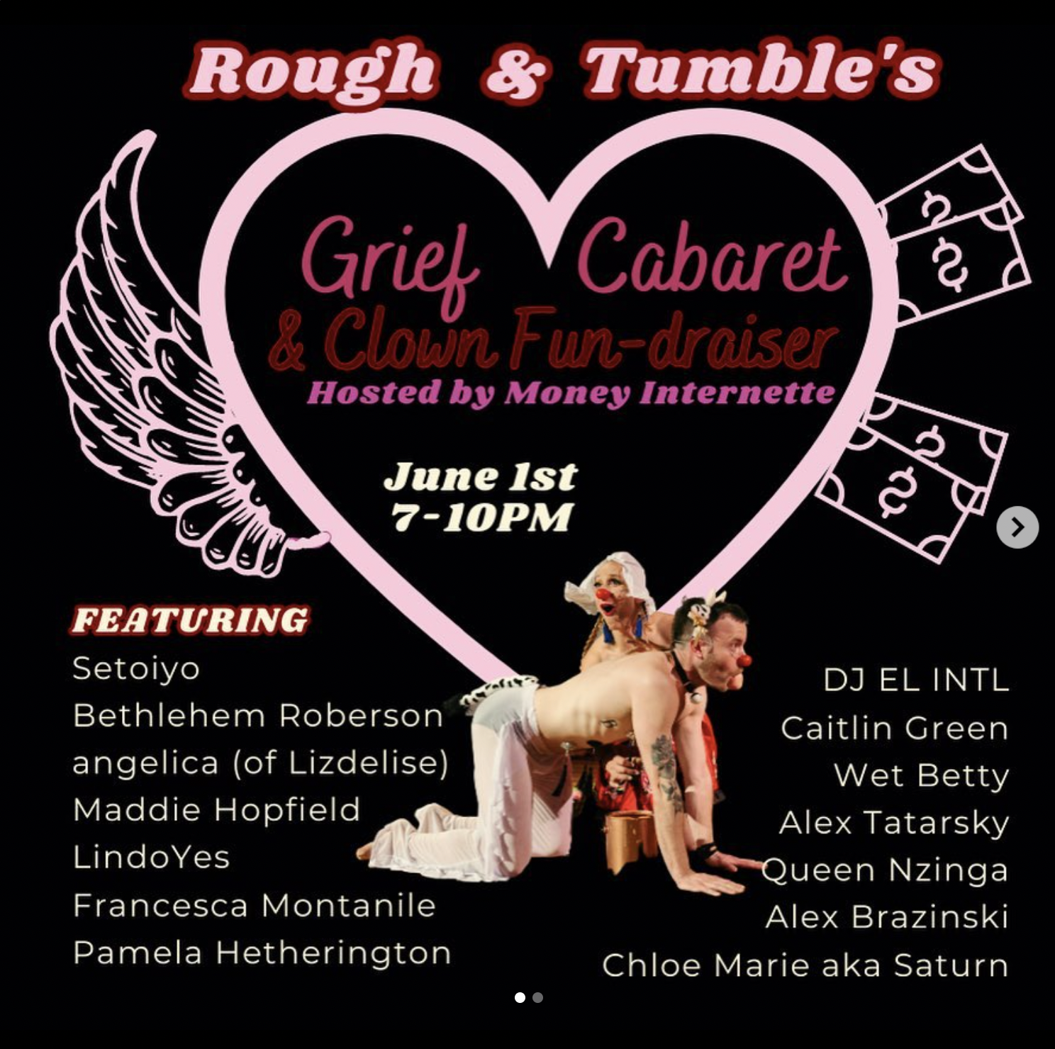 Rough & Tumble's Grief Cabaret 2023