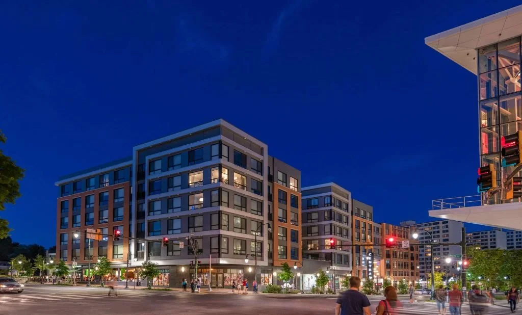 Central Silver Spring building with AV and security solutions, including programming and commissioning for the entire property.