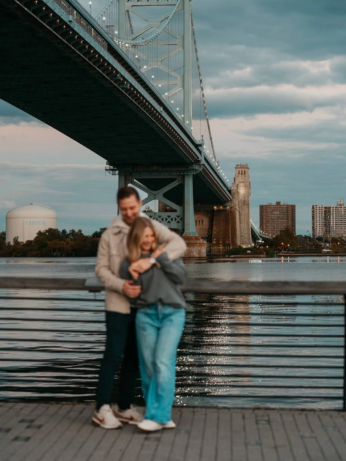 Our second location was Race Street Pier - one of my favorites! I got married here!

#racestreetpier #phillyproposal #phillyengagement #phillylove #engagedinphilly #phillycouples #phillyphotographer #phillyphotography #proposalphotography #engagement