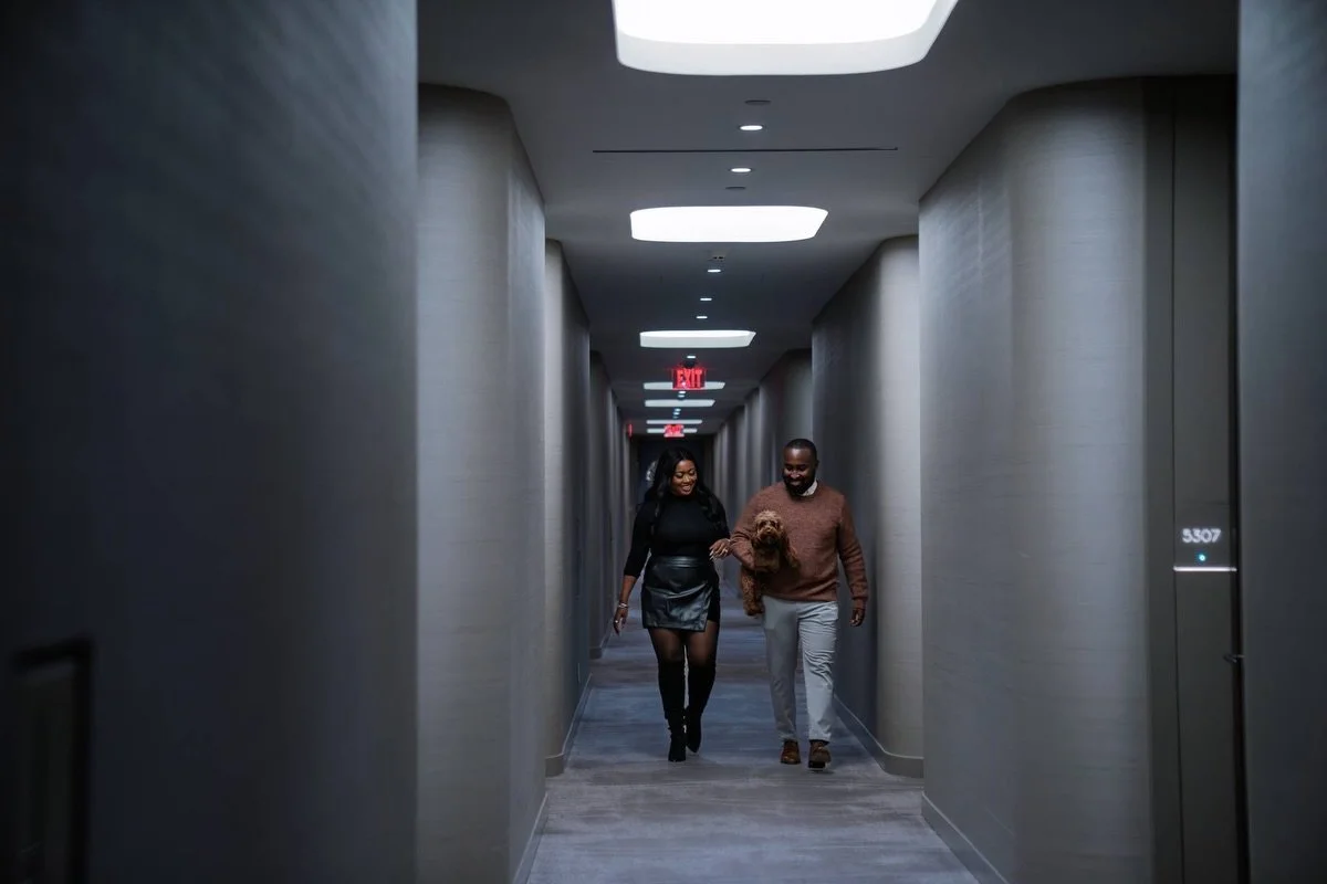 The pup even joined in on the momentous occasion - his parents deciding to make it a forever thing!🐶 &hearts;️💍

#phillyproposal #phillyengagement #phillyphotographer #engagementphotos #capturethemoment