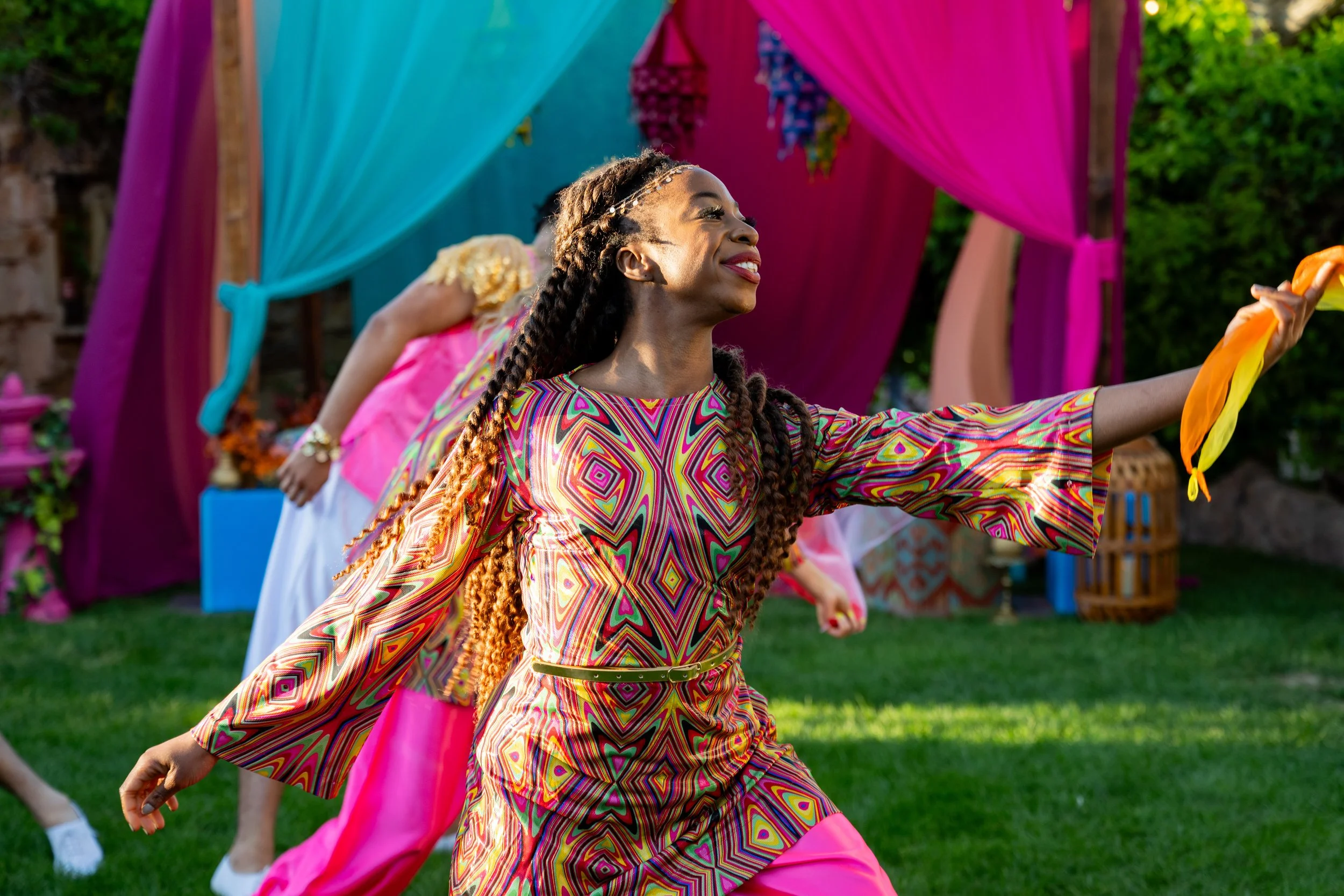 Bhangra inspired dancers
