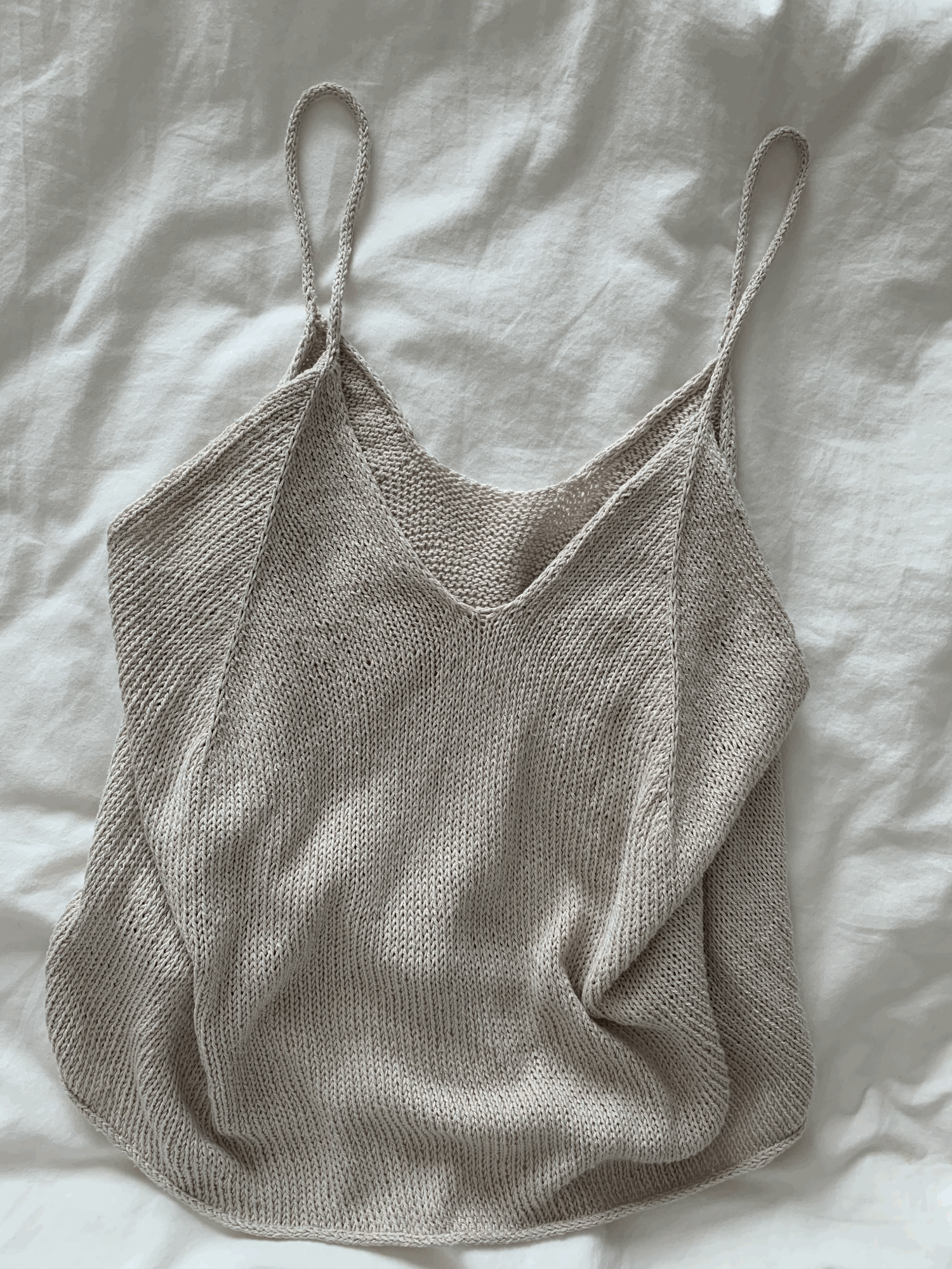 Svila Camisole Knitting Pattern — Caidree