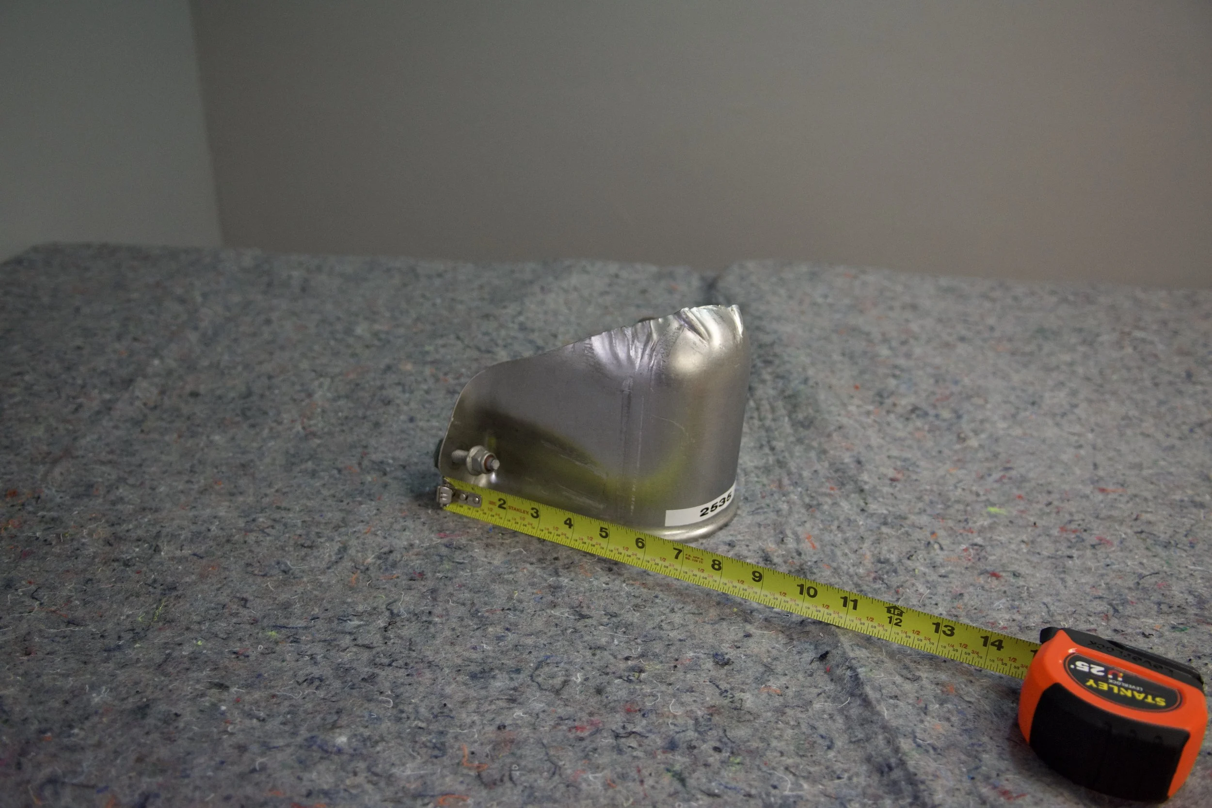 2017–2025 Ford Super Duty rear shock heat shield – OEM take-off part in excellent condition