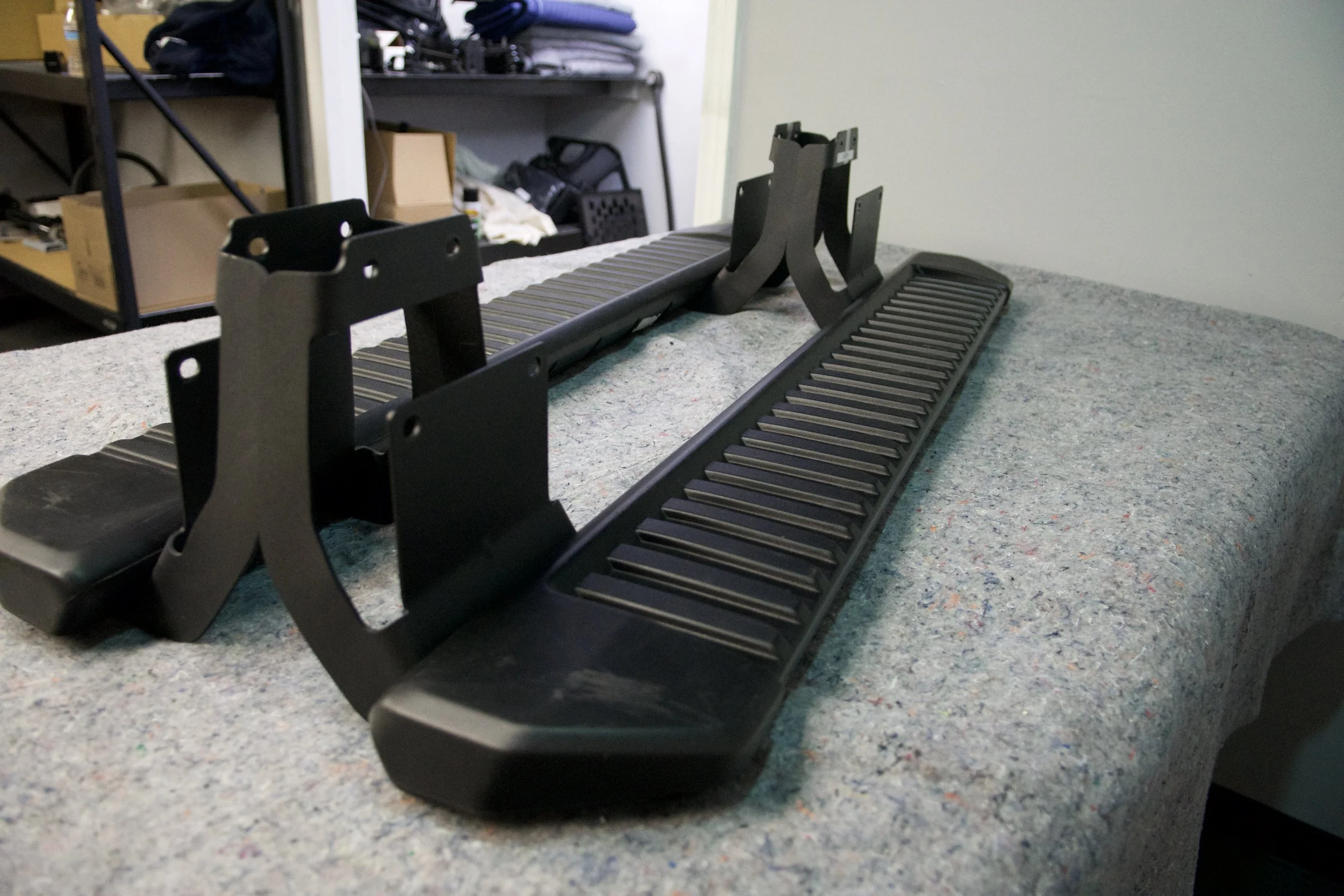 2017-2025 Ford Super Duty Single Cab Platform Running Boards – OEM Fit, Non-Slip Surface