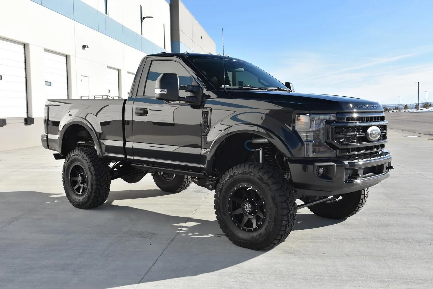Godzilla 7.3L V8&ndash;powered 2022 Ford F-350 @supershorty00 offered from @superbronco00, finished in Agate Black Metallic and built for serious capability without sacrificing daily drivability. This turn-key build blends modern power, purpose-built