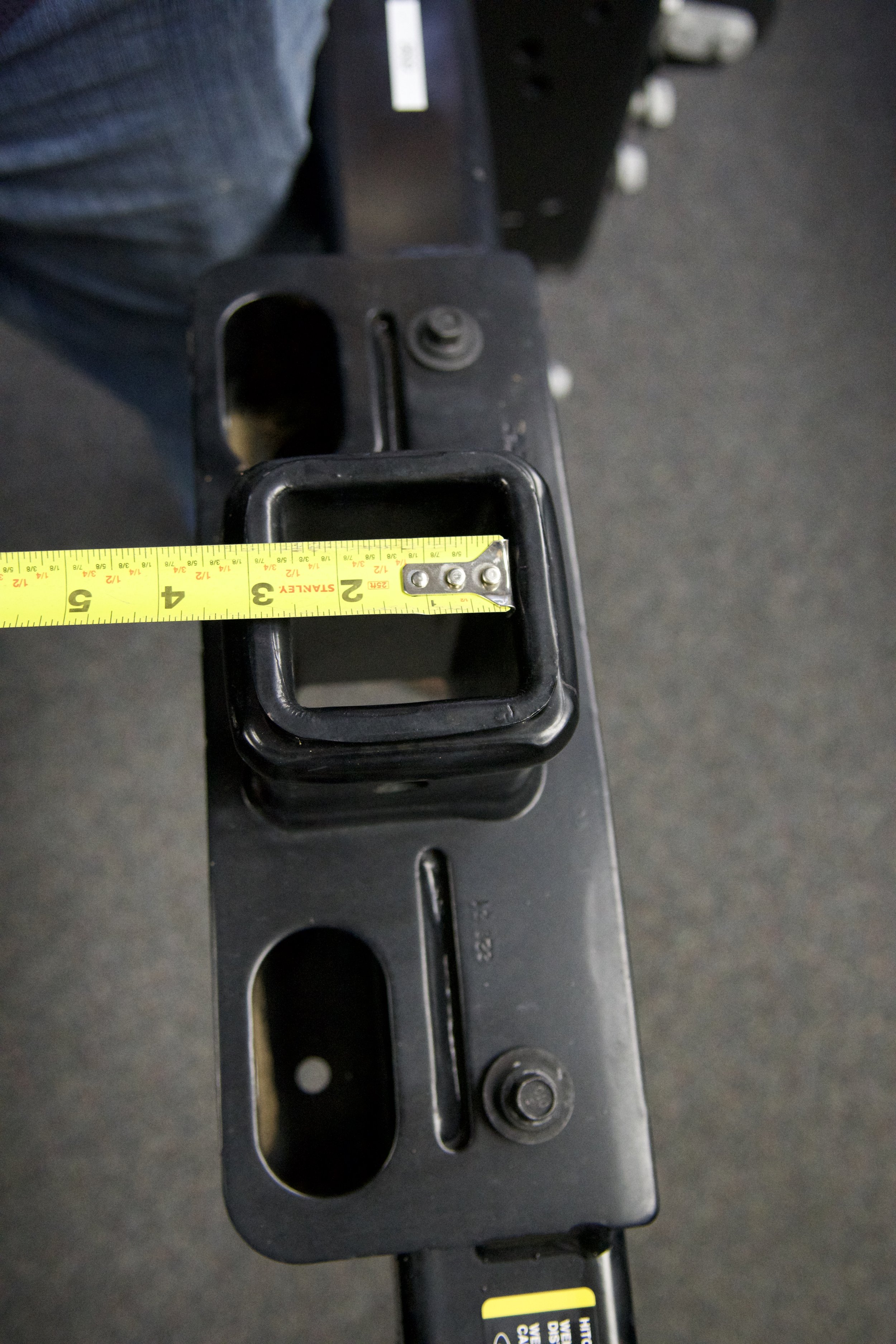 t Ford Class V Trailer Hitch Receiver LC3Z-17D826-D V-5 rating label 21,200 lbs