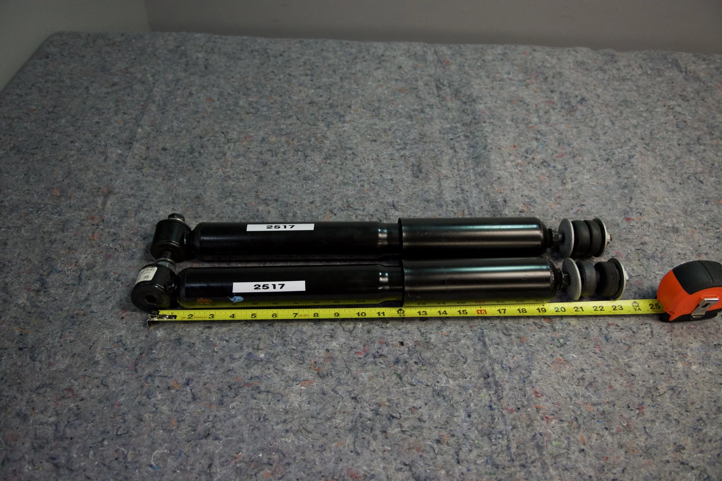 OEM 2022 Ford F350 SRW Cab and Chassis front shocks – low mileage take-offs