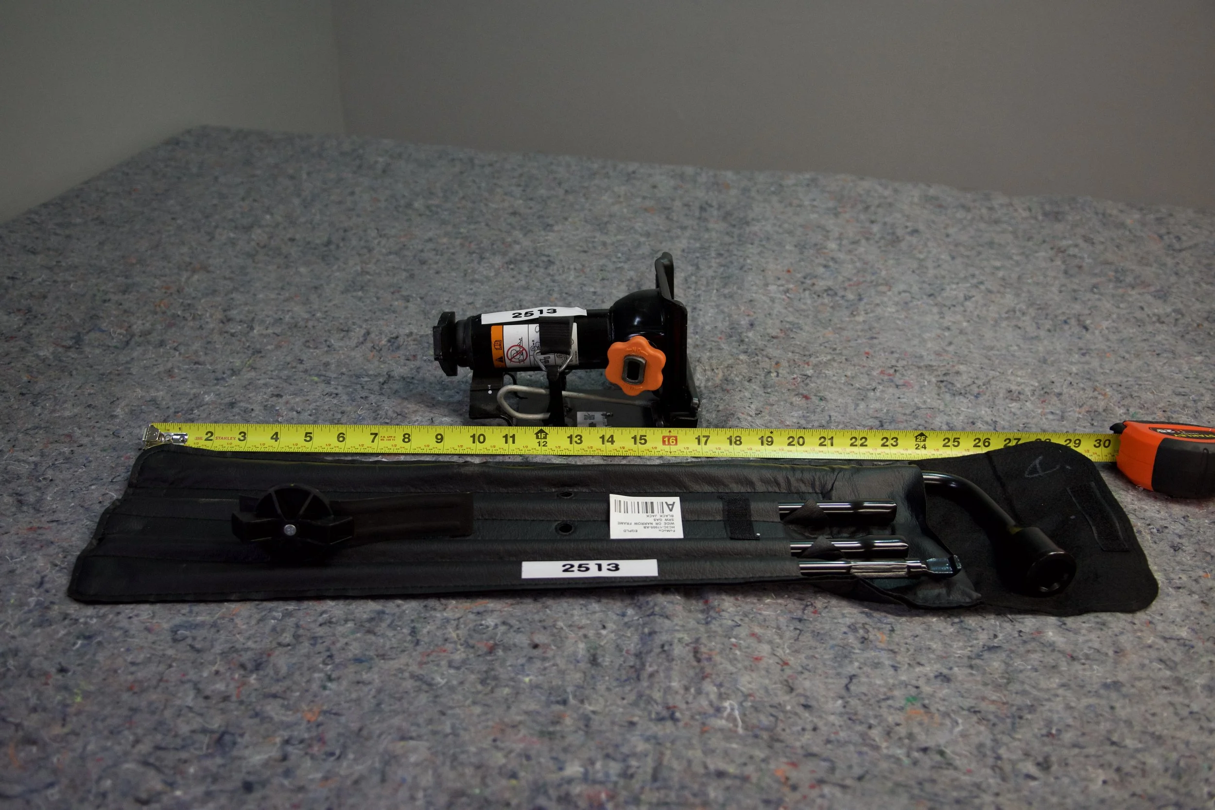 2022 Ford F-250 OEM Jack and Lug Wrench Kit – complete set with handle and wrench