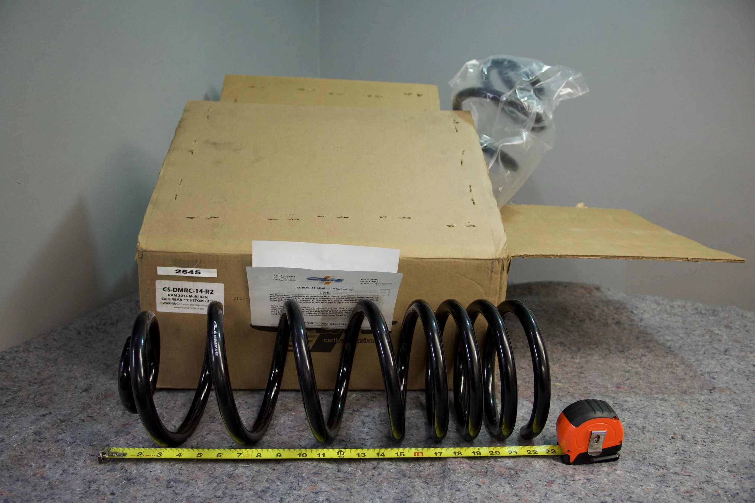 Dodge Ram 2014 Multi Rate Rear Coils PN #CS-DMRC-14-R2 – Suspension Upgrade (Copy)