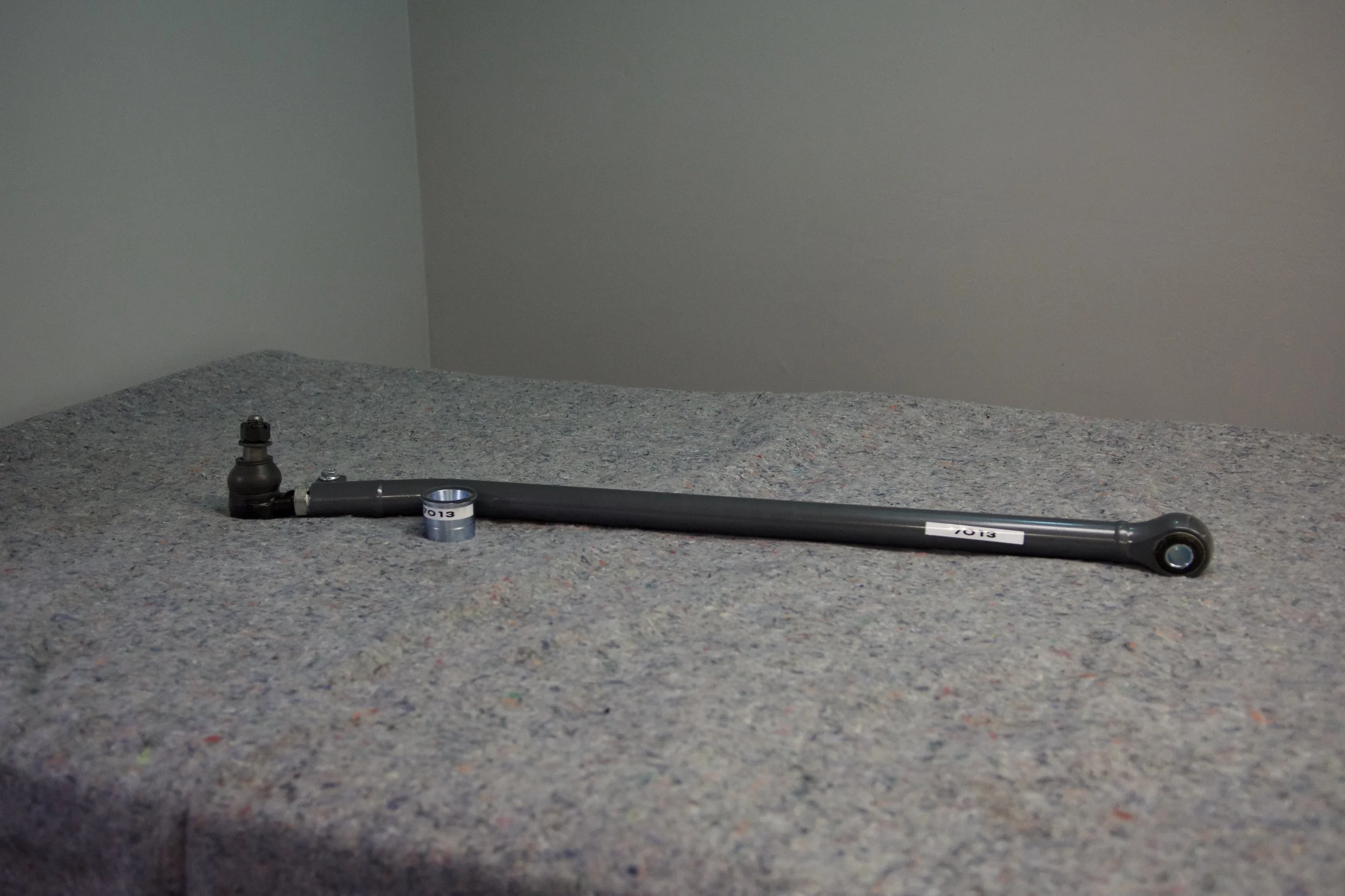 SuperBronco Track Bar Assembly (SB#7013). Heavy-duty steel, precision built for suspension stability. Designed for use with SuperBronco Part #7001.