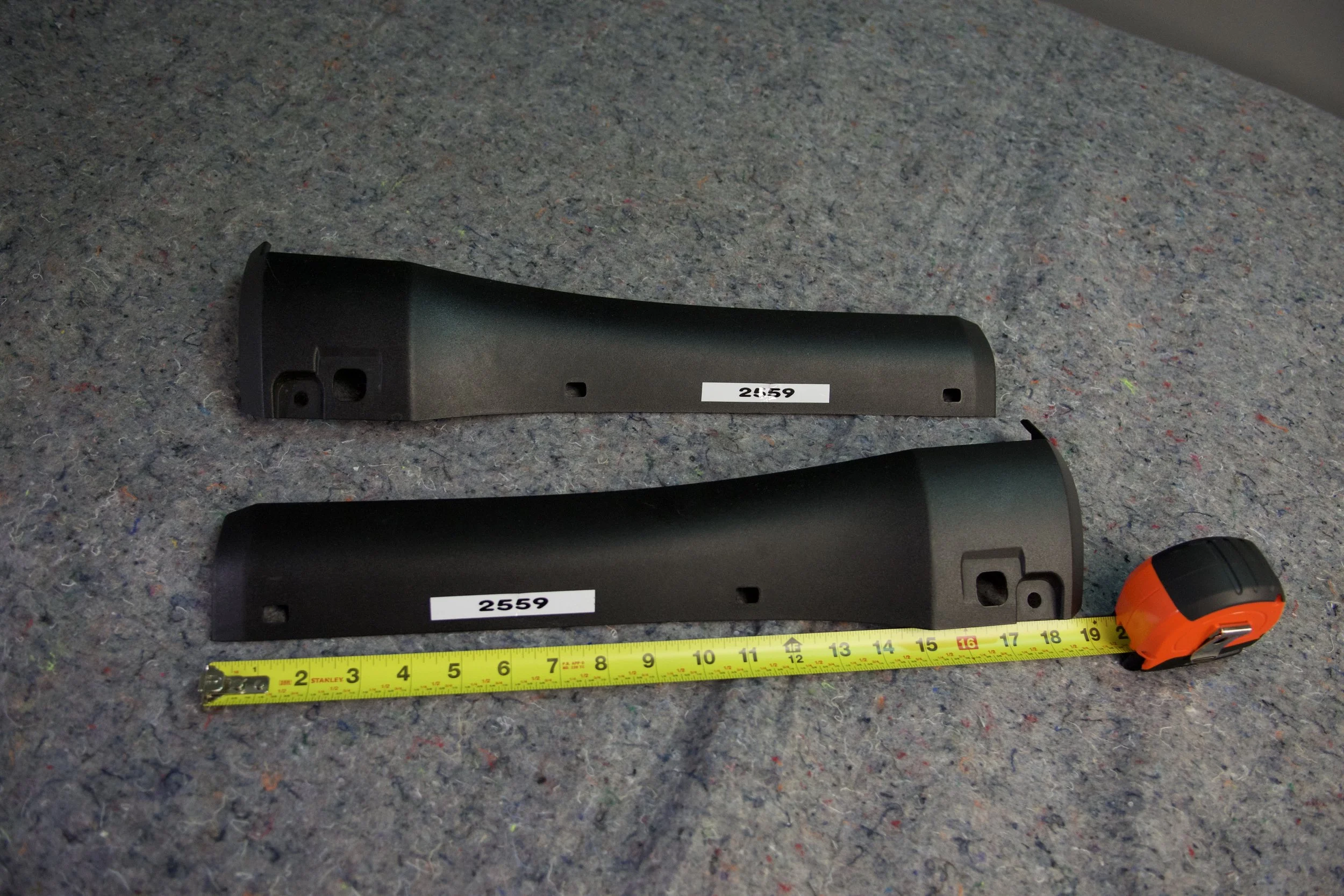 2017-2022 Ford Super Duty F-250/F-350 Rear Lower Bed Rock Guard OEM